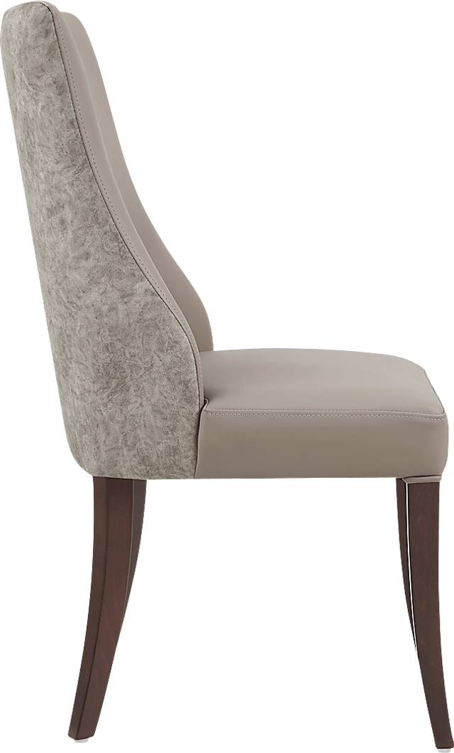 Herbcloud Taupe Dining Chair, Set of 2 - Thumbnail - Image 4