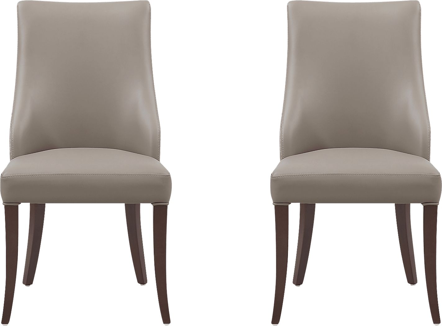 Herbcloud Taupe Dining Chair, Set of 2