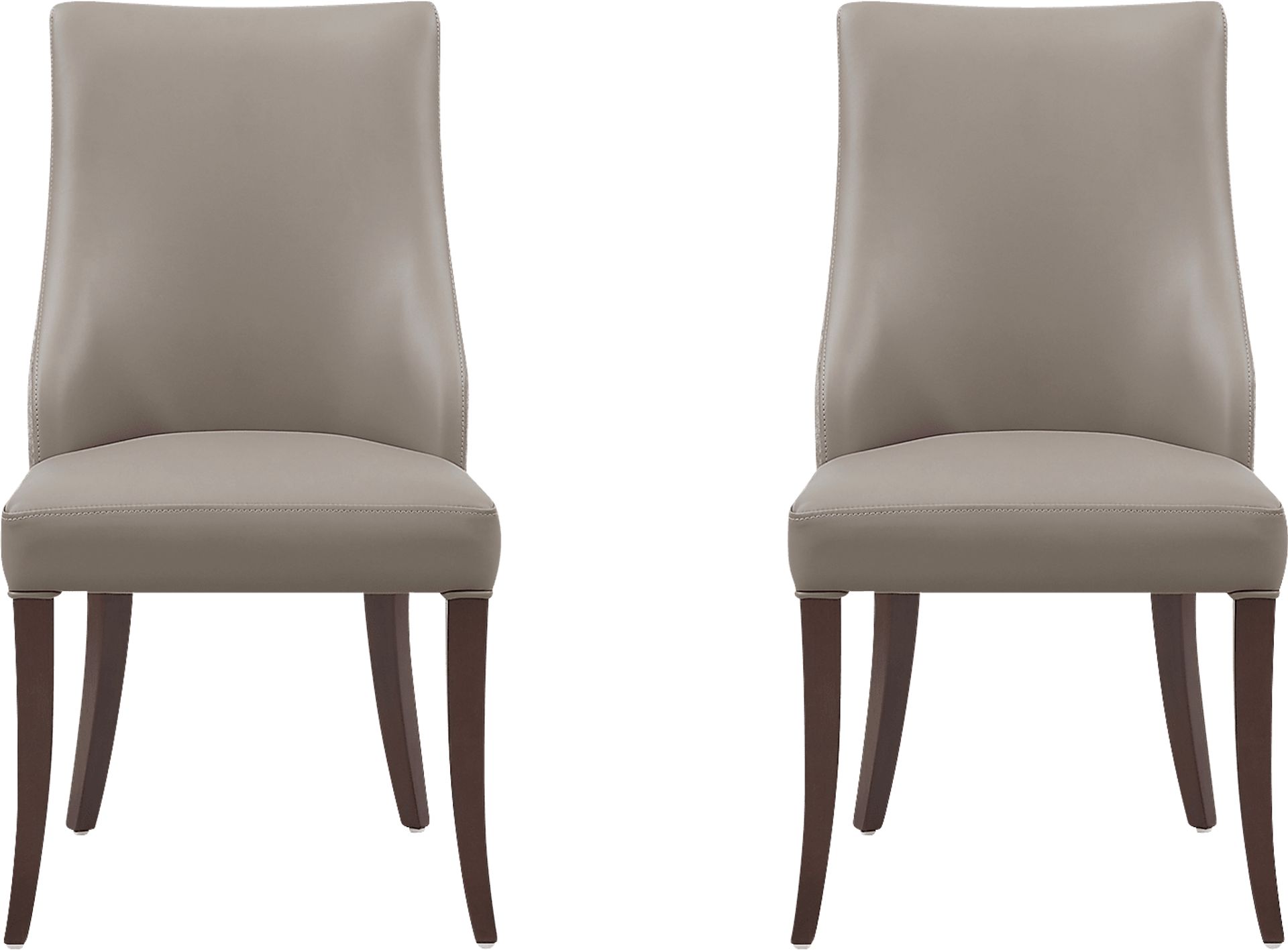 Herbcloud Taupe Dining Chair, Set of 2 - Image 1