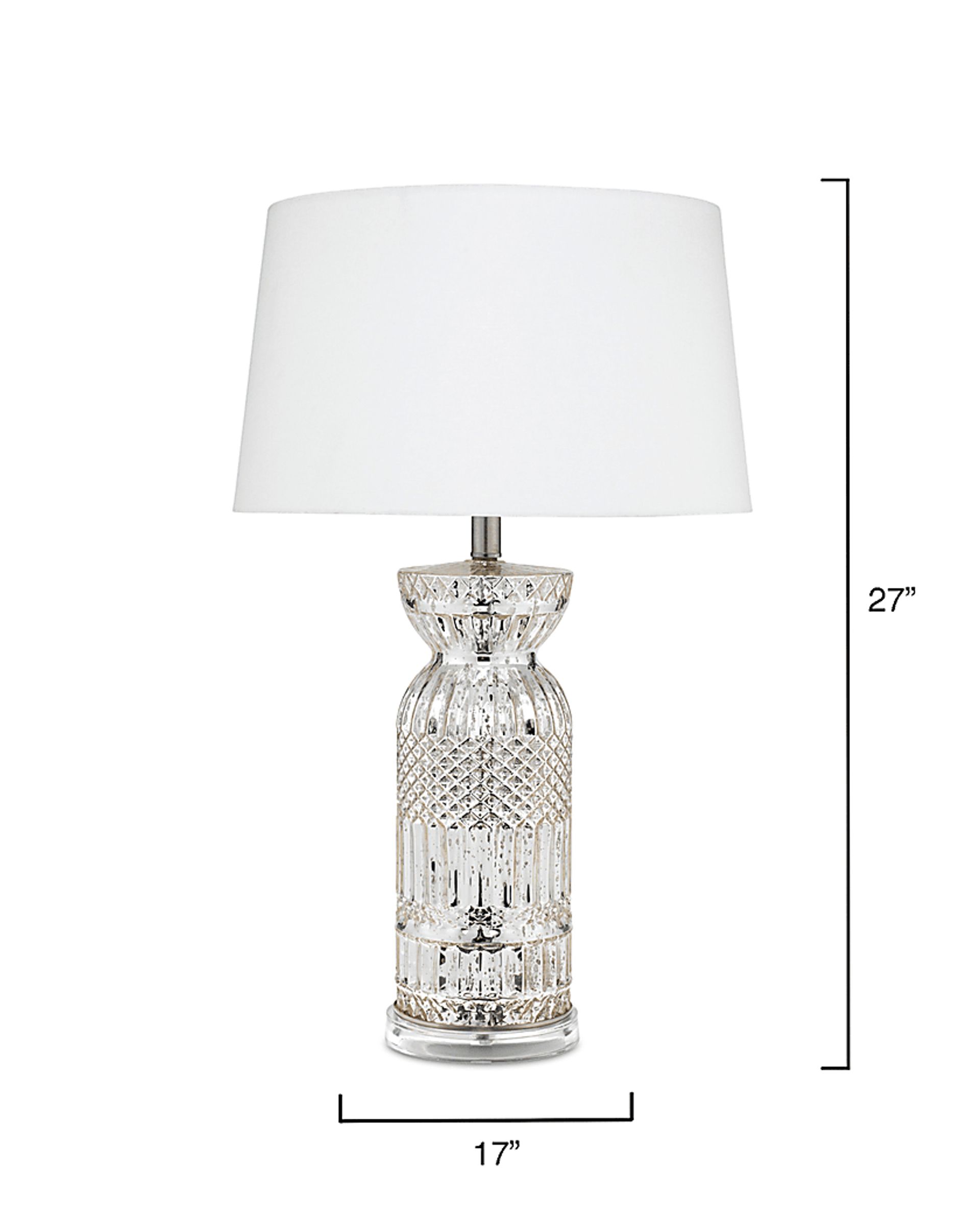 Herbert Peak Silver Lamp - Image 4