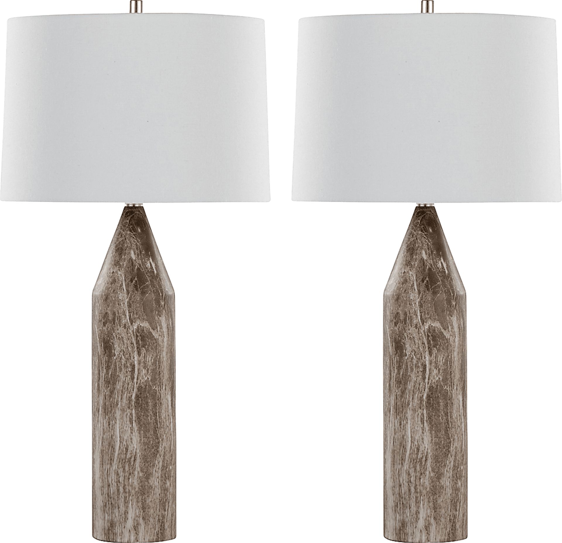Herbert Summit Brown Lamp, Set of 2 - Image 1