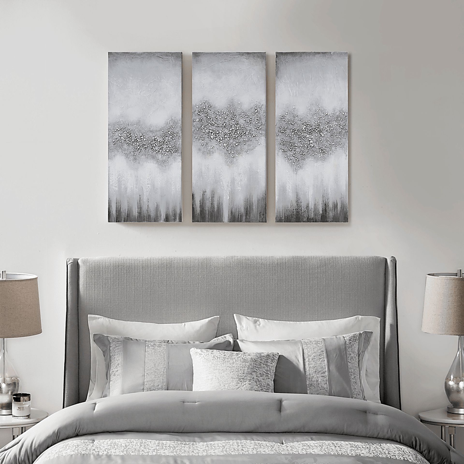 Herbst Gray Artwork, Set of 3 - Image 7