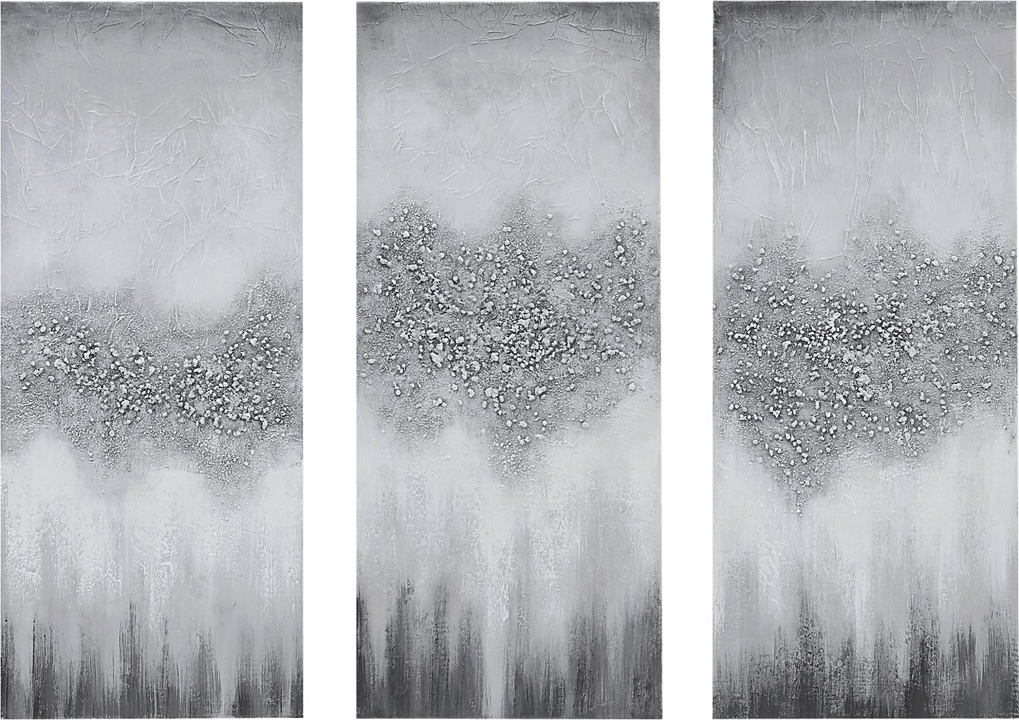 Herbst Gray Artwork, Set of 3