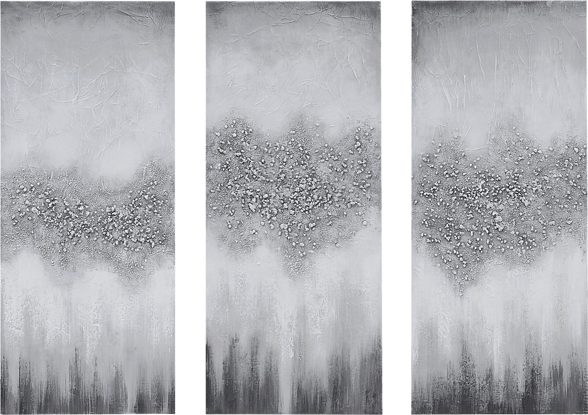 Herbst Gray Artwork, Set of 3 - Image 1