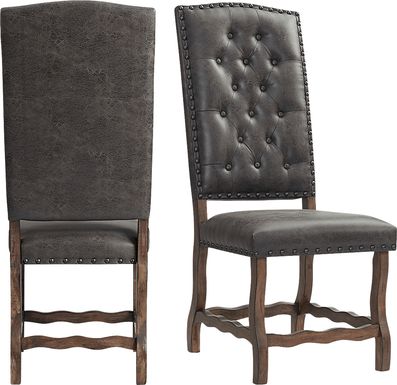 Herbware Walnut Side Chair, Set of 2