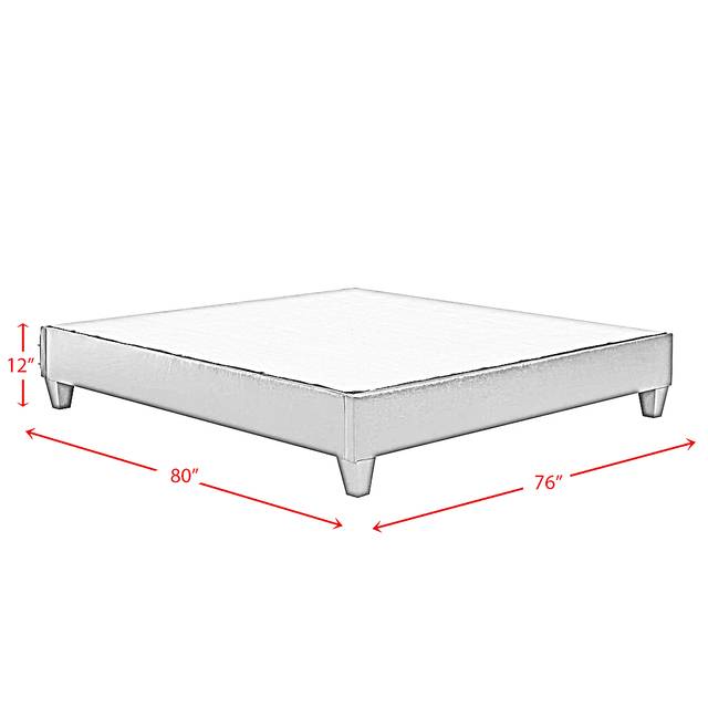 Herbworks Brown King Platform Bed - Thumbnail - Image 3
