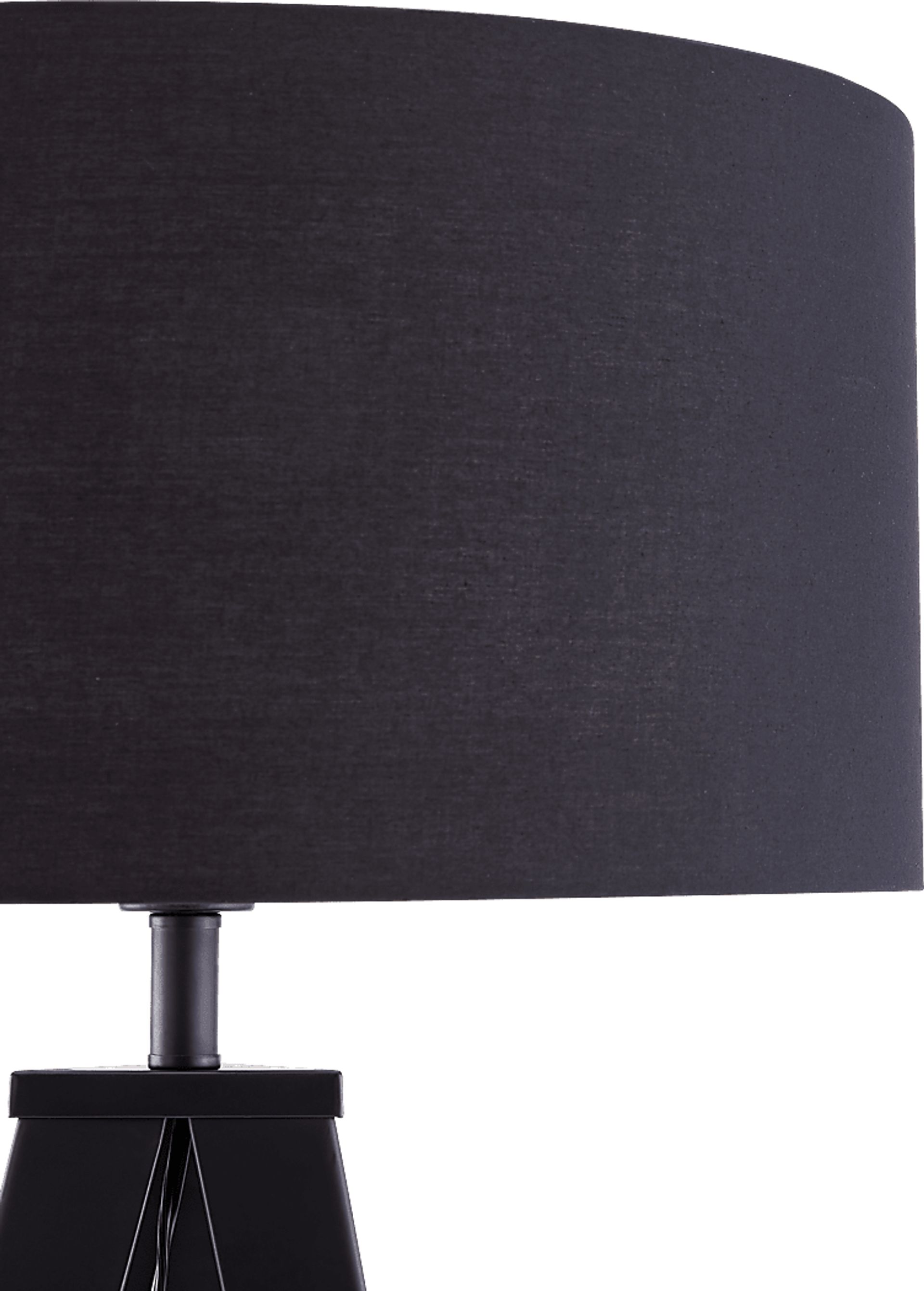 Hergett Black Floor Lamp - Image 3