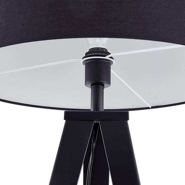 Hergett Black Floor Lamp - Thumbnail - Image 5