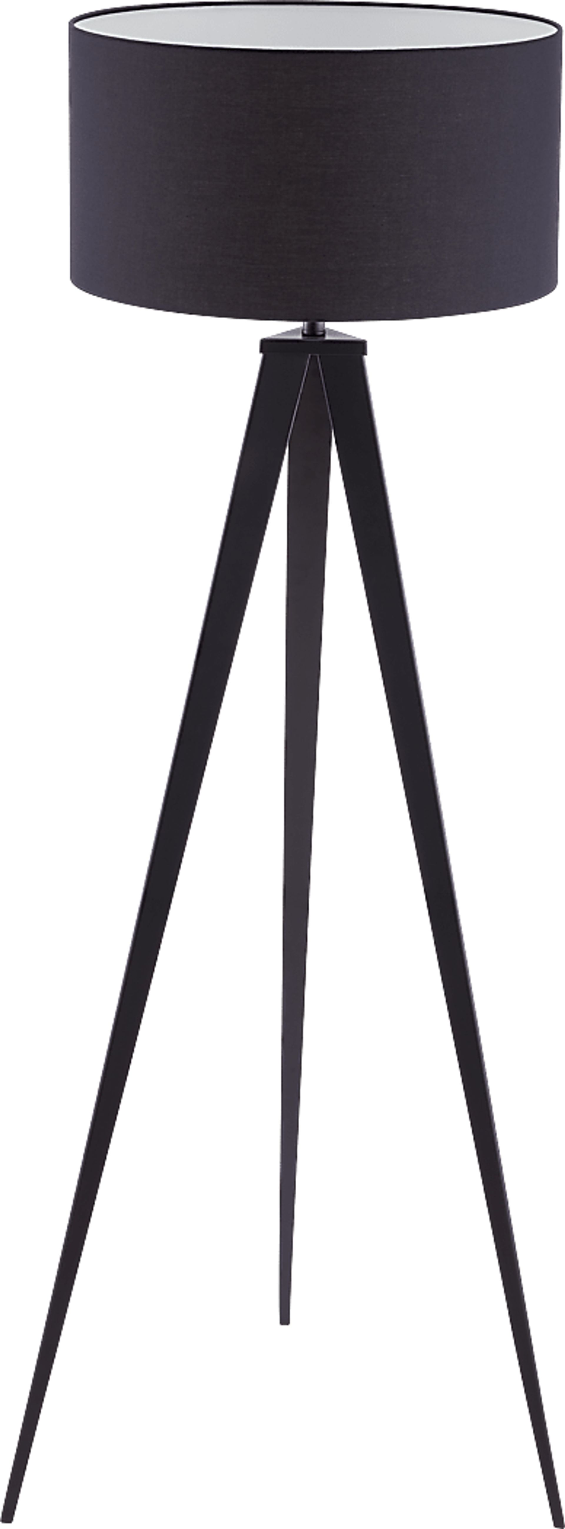 Hergett Black Floor Lamp - Image 1