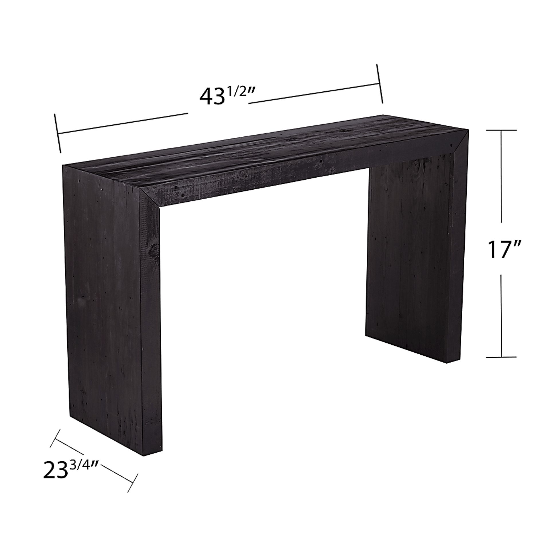 Herie Black Console Table - Image 5