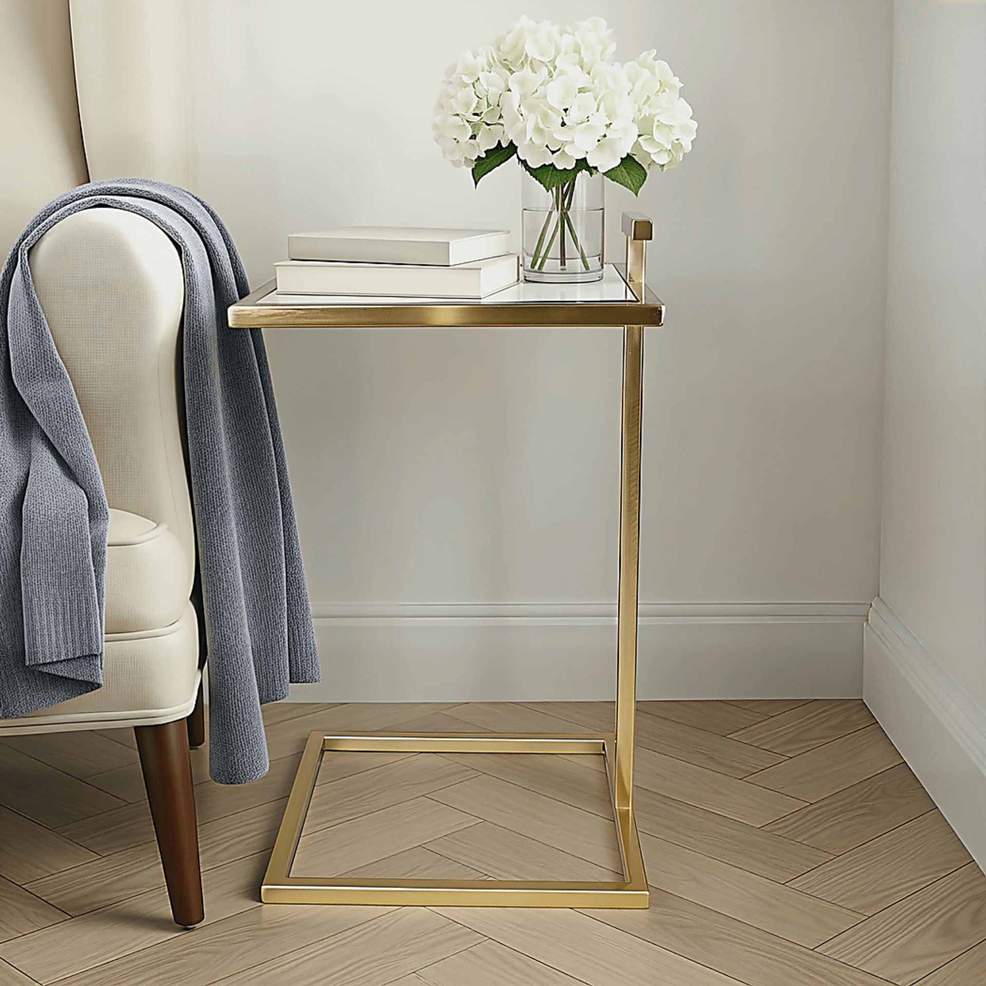 Hermider Gold Accent Table - Image 2
