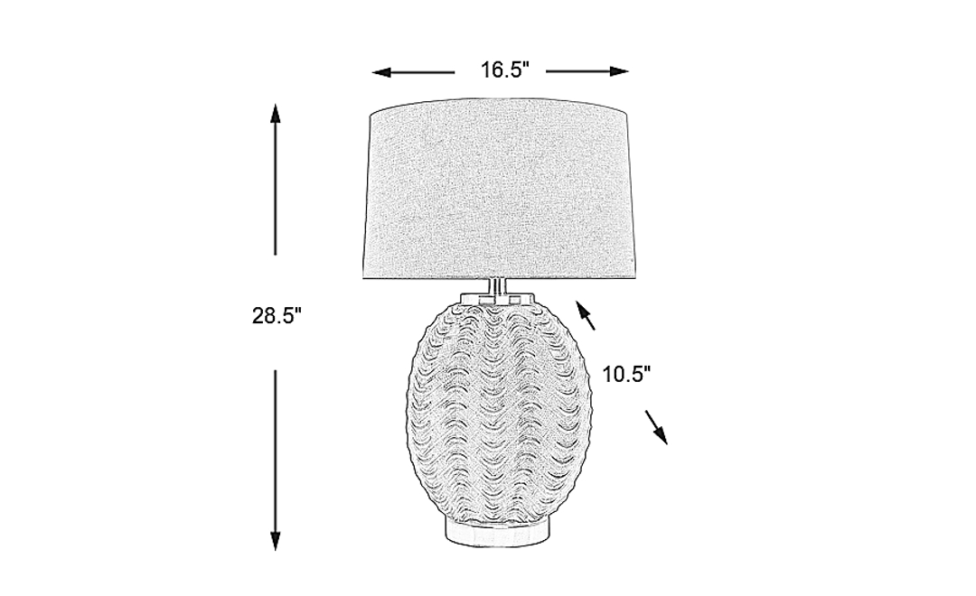Hermiston Silver Lamp