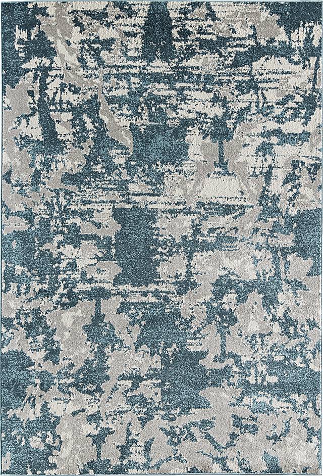 CosmoLiving By Cosmopolitan Hermon Silver 5' x 7' Rug - Thumbnail - Image 1