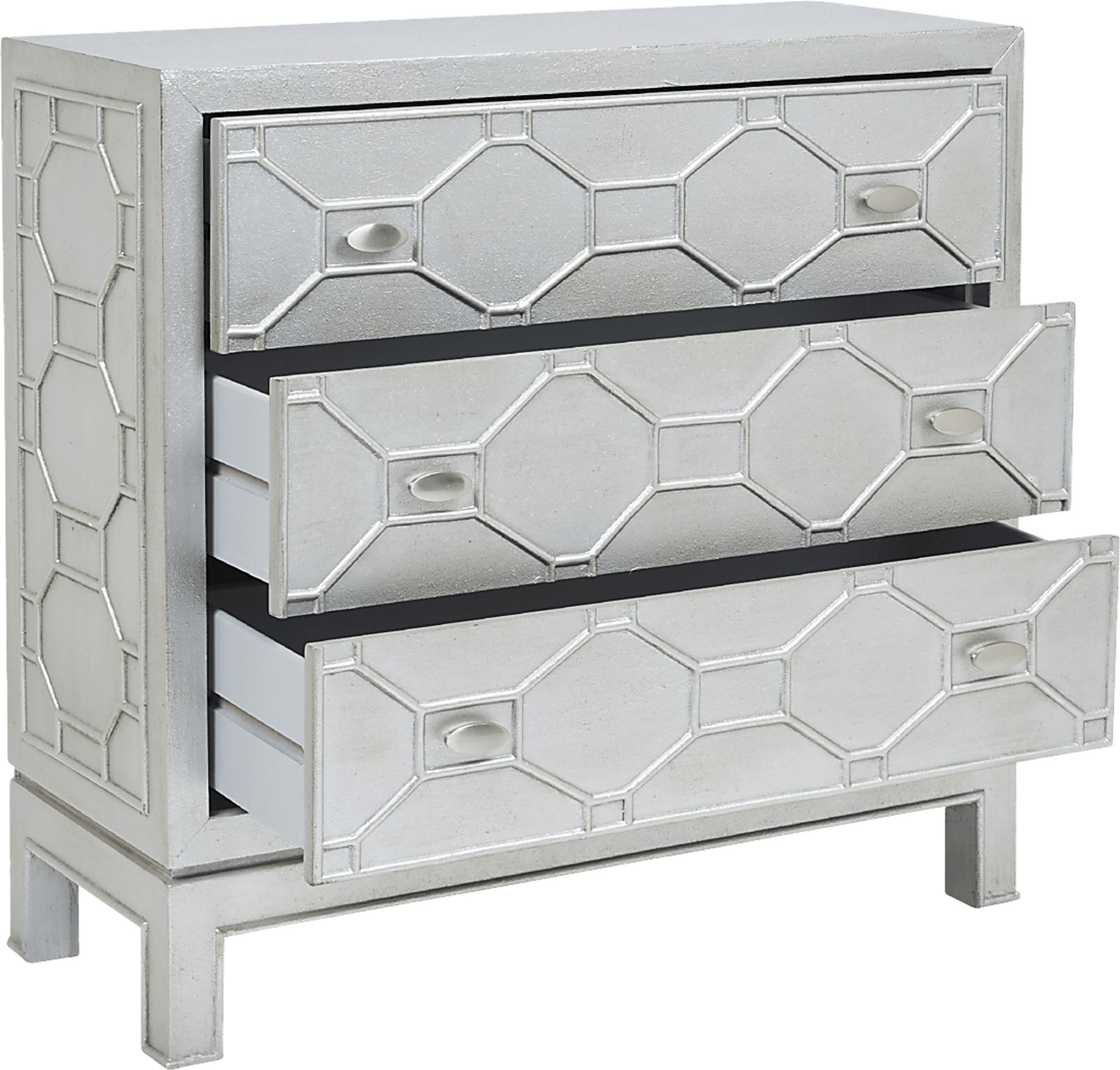 Hernlen Silver Accent Cabinet - Image 4