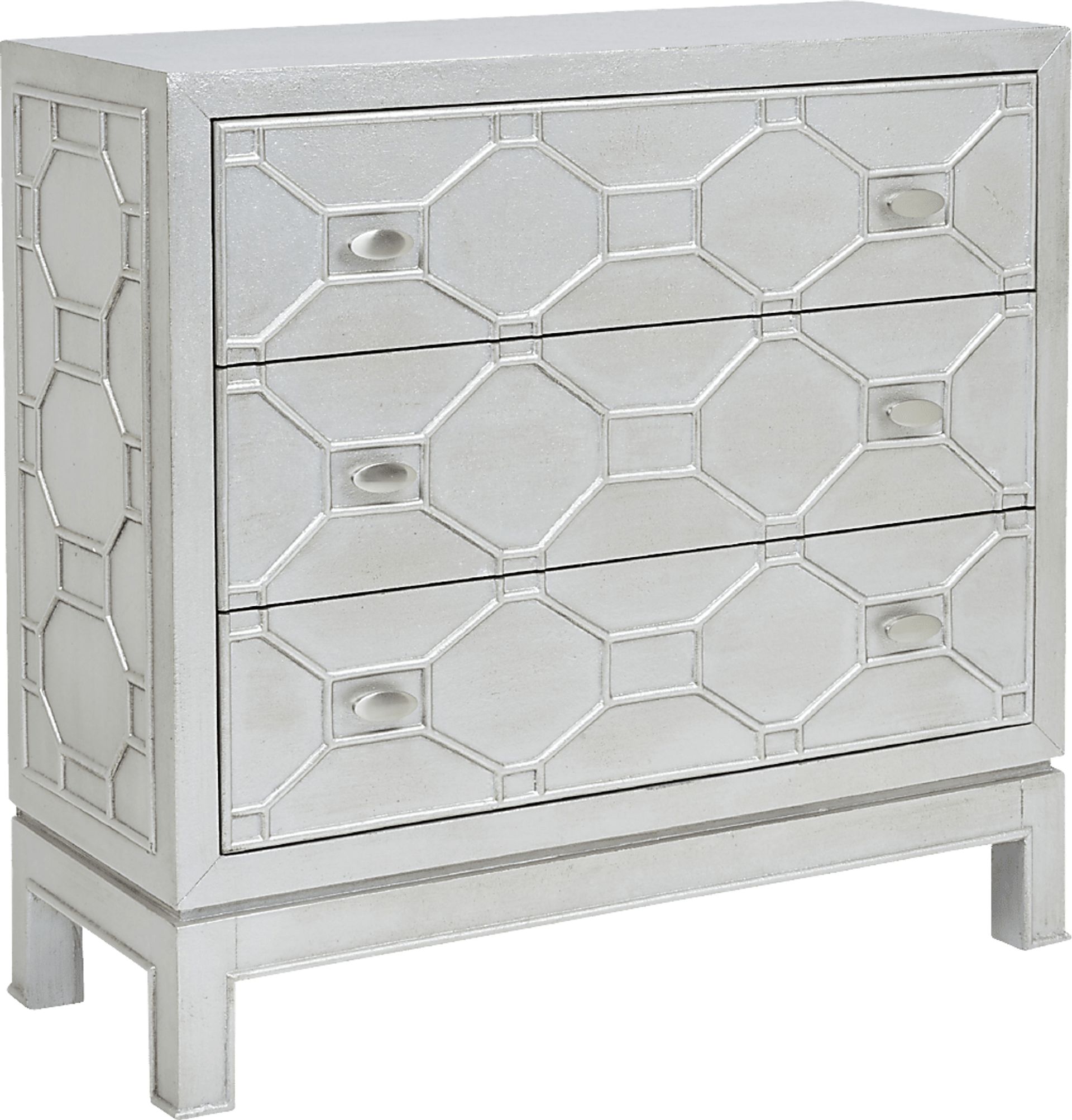 Hernlen Silver Accent Cabinet - Image 1