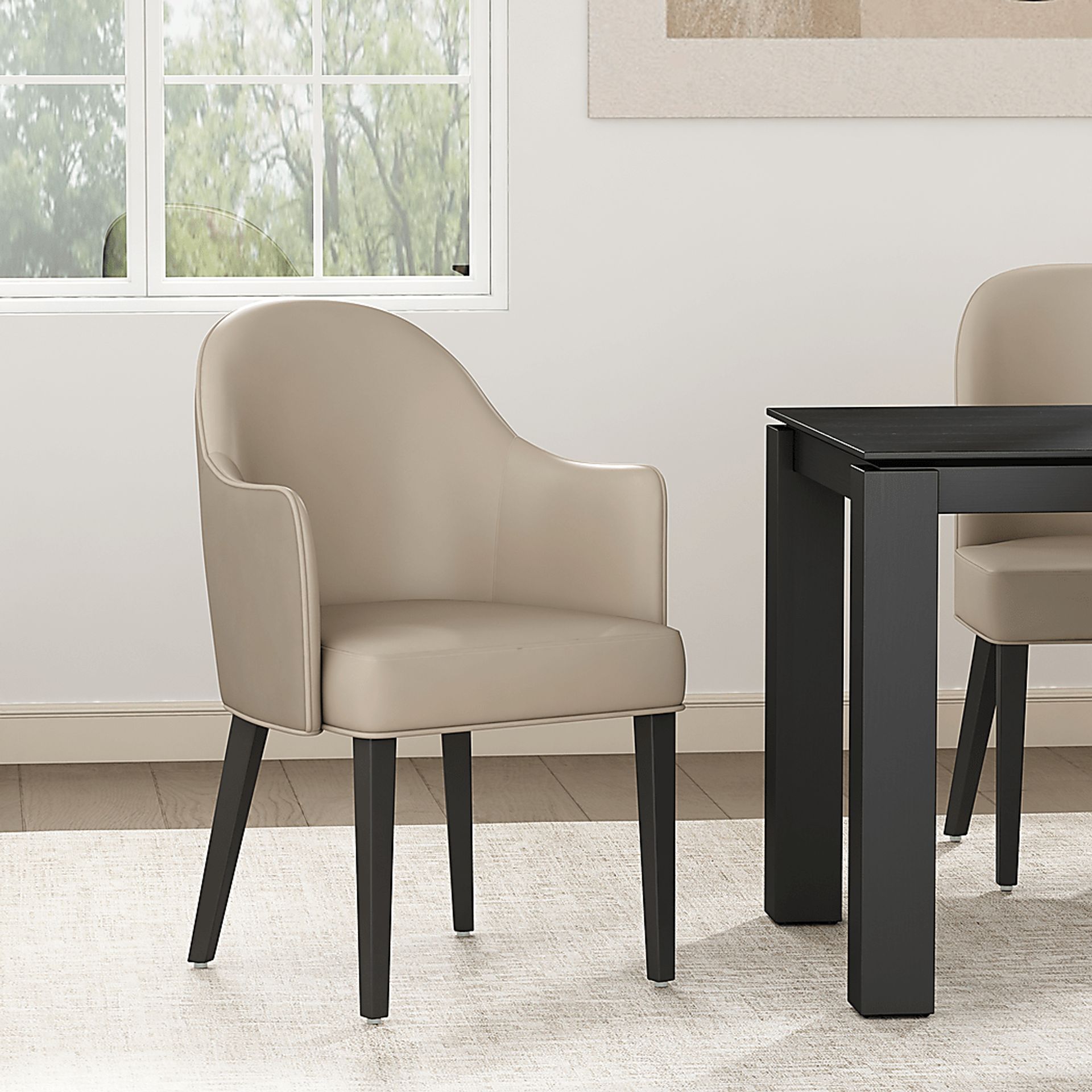 Herohut Beige Arm Chair - Image 2