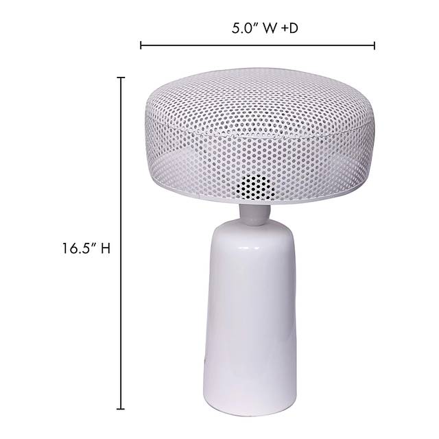 Herondo White Table Lamp - Thumbnail - Image 3