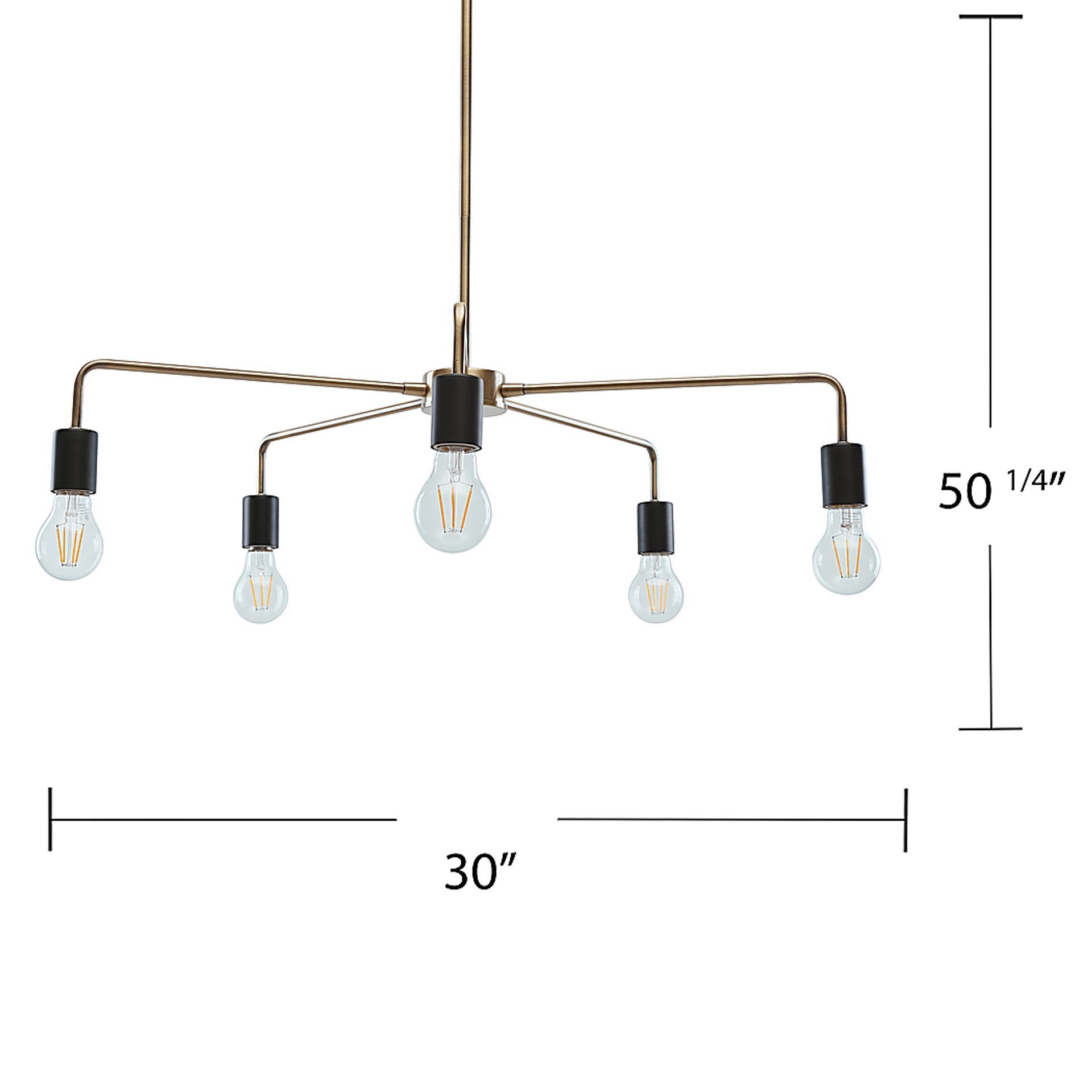 Heronswood Brass Chandelier - Image 6