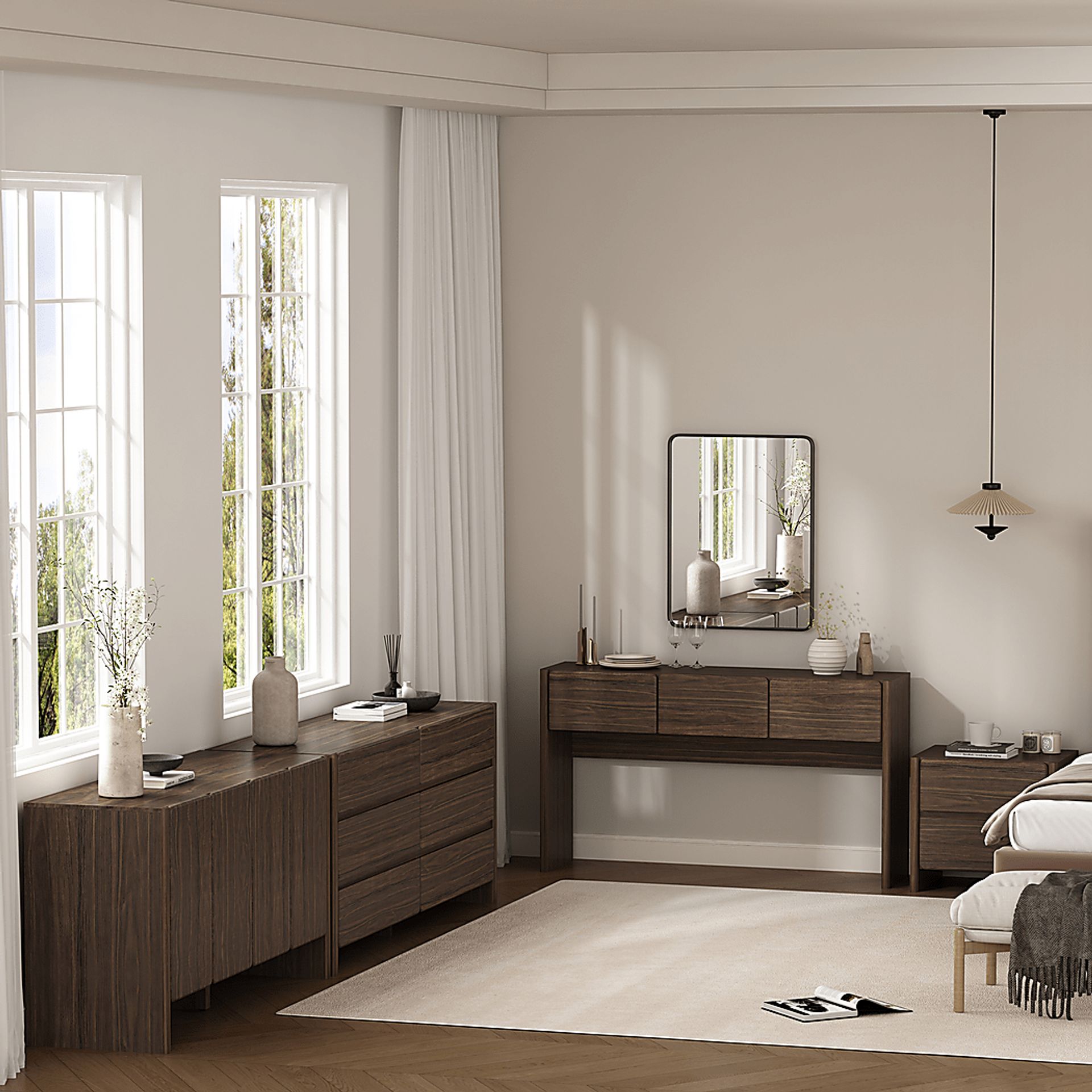 Herosunny Brown Dresser - Image 3