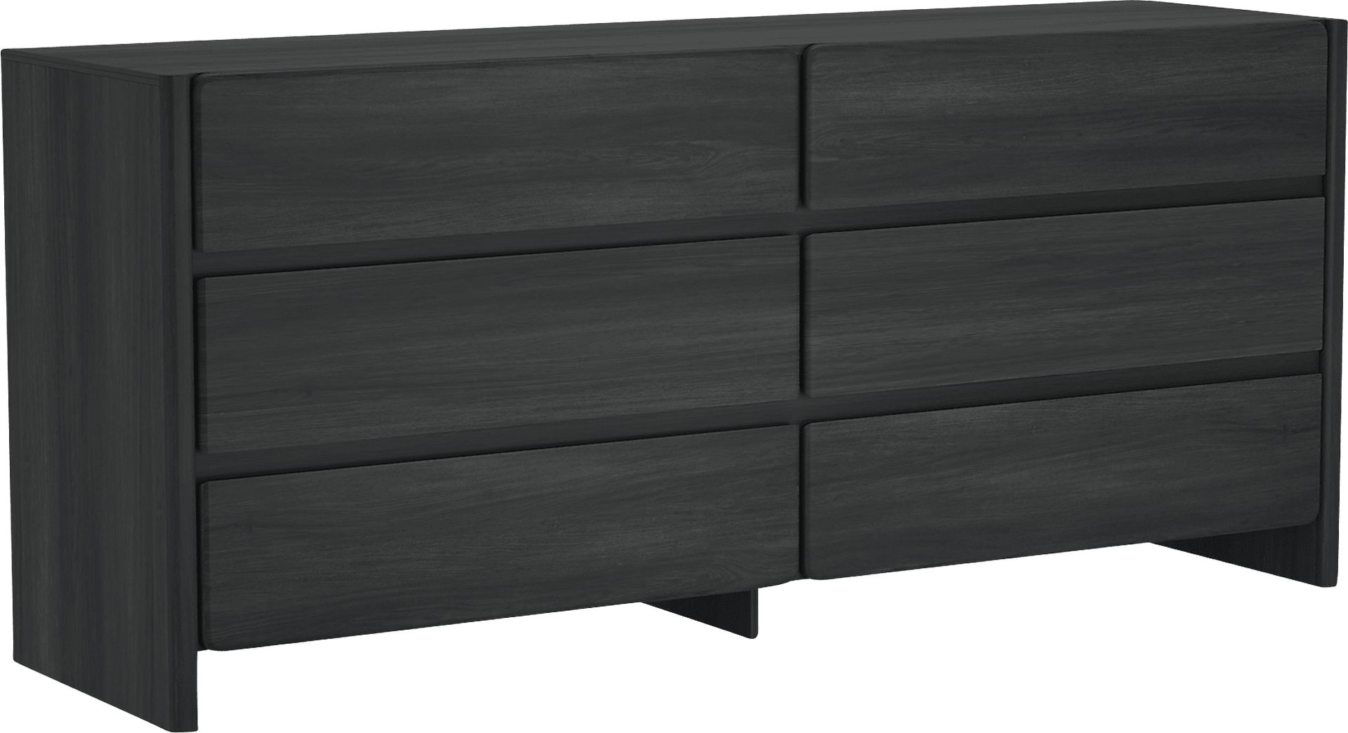 Herosunny Dark Gray Dresser - Image 5