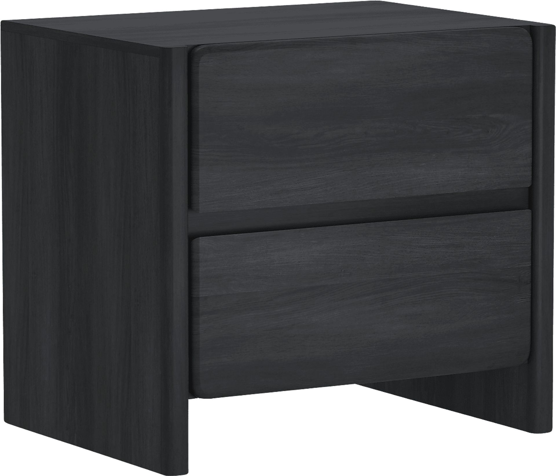 Herosunny Dark Gray Nightstand - Image 7