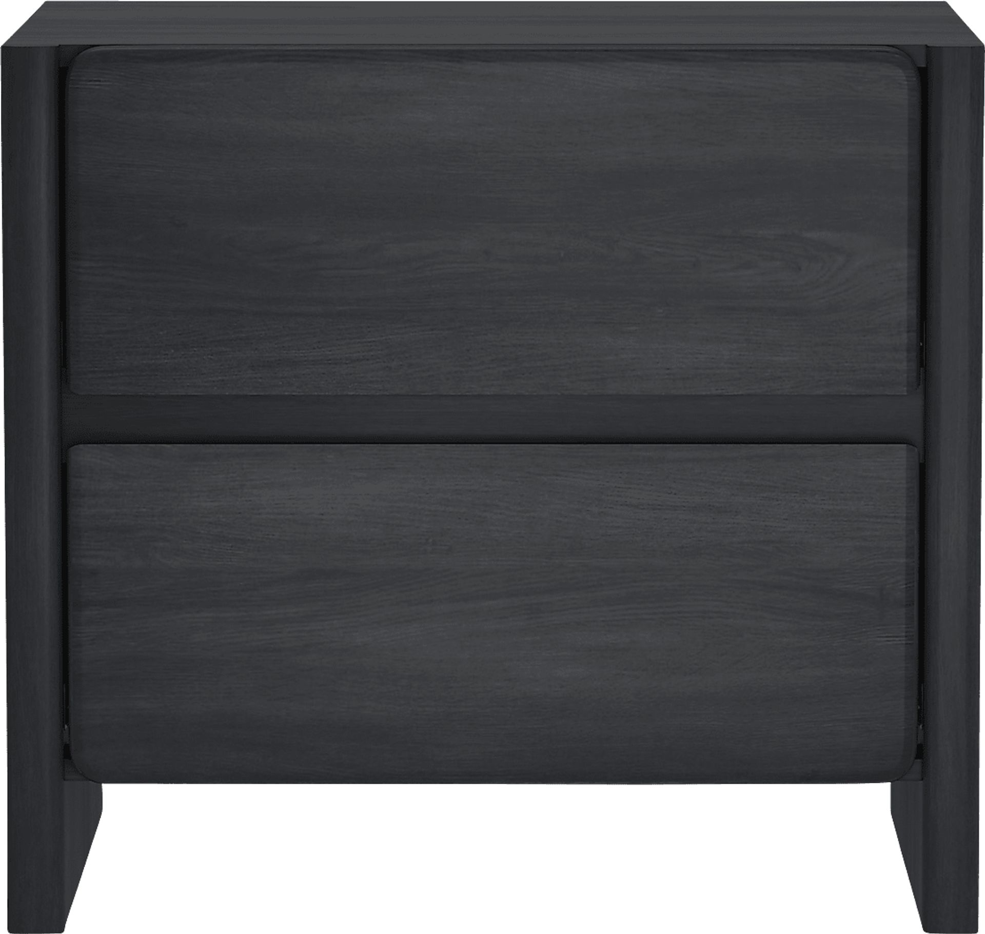 Herosunny Dark Gray Nightstand - Image 1