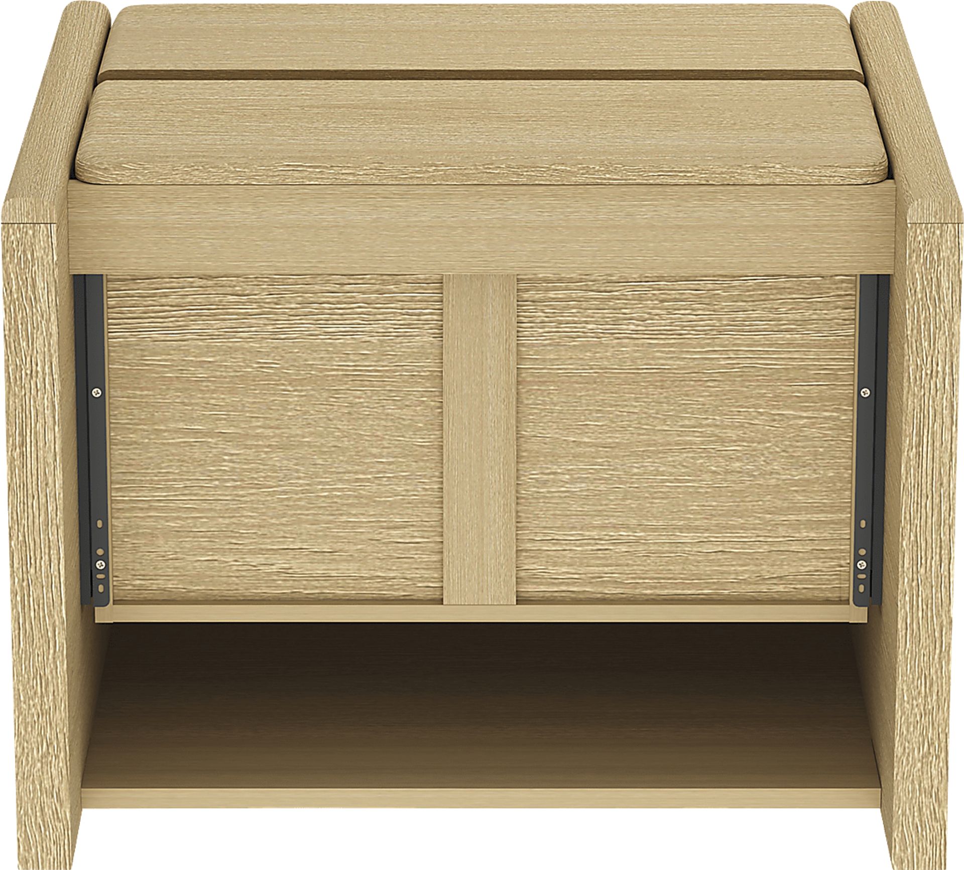 Herosunny Natural Nightstand - Image 10