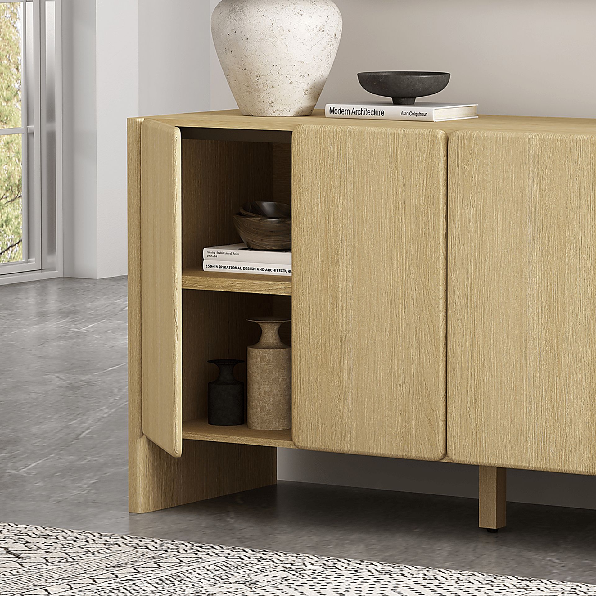 Herosunny Natural Sideboard - Image 5