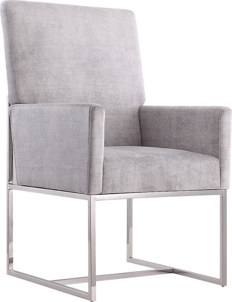 Herrli Light Gray Arm Chair