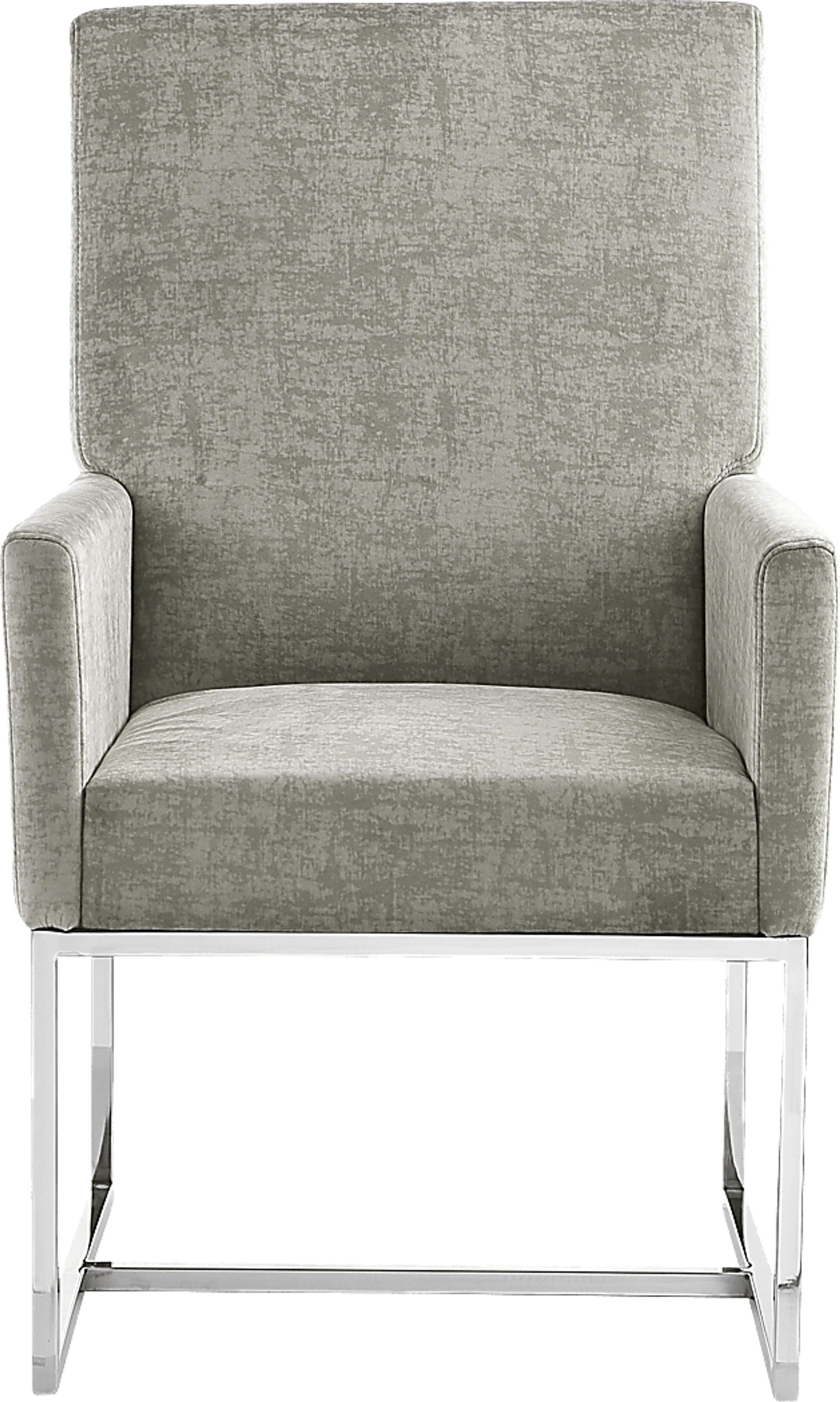 Herrli Steel Gray Arm Chair - Image 4