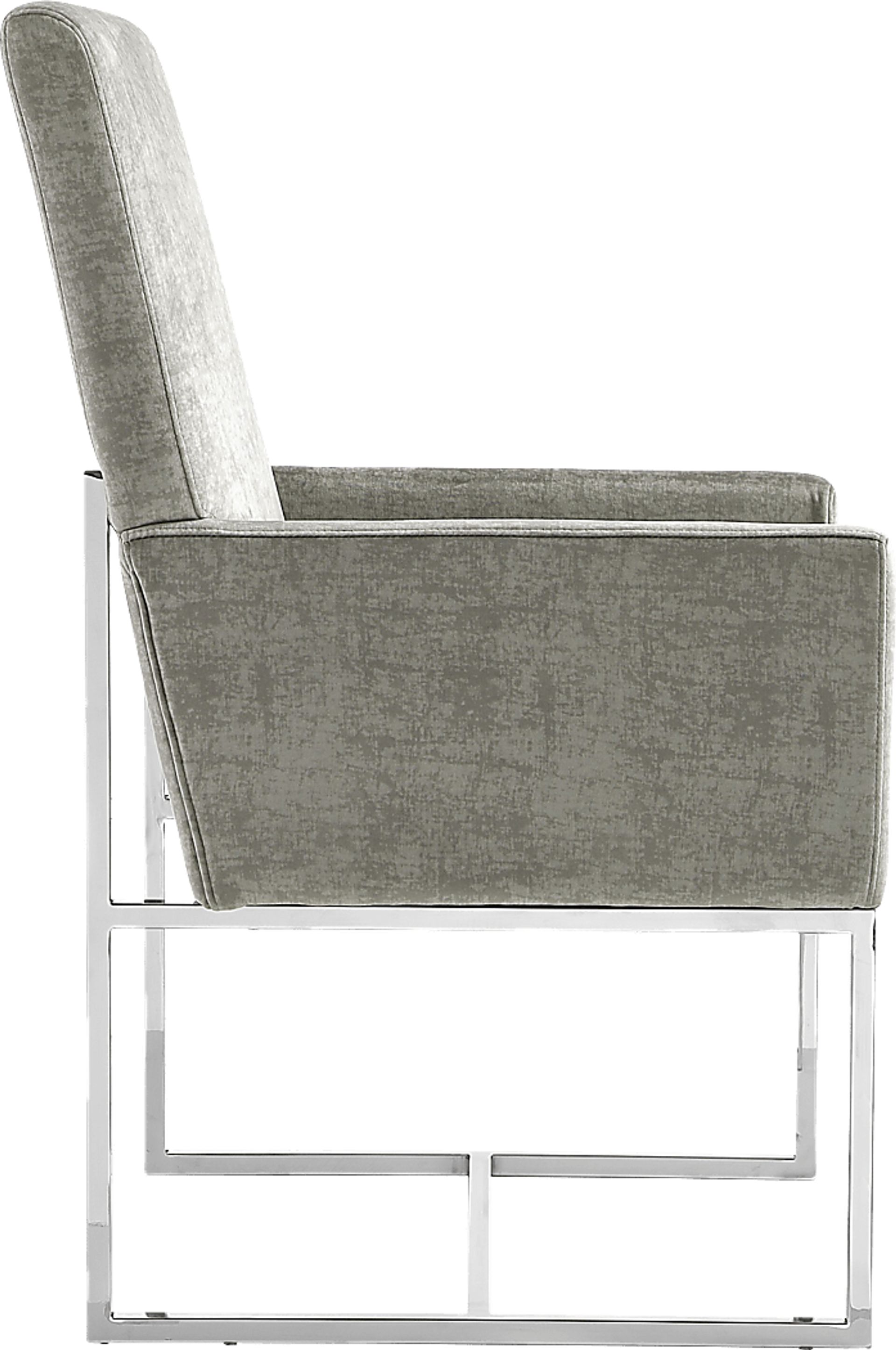 Herrli Steel Gray Arm Chair - Image 5