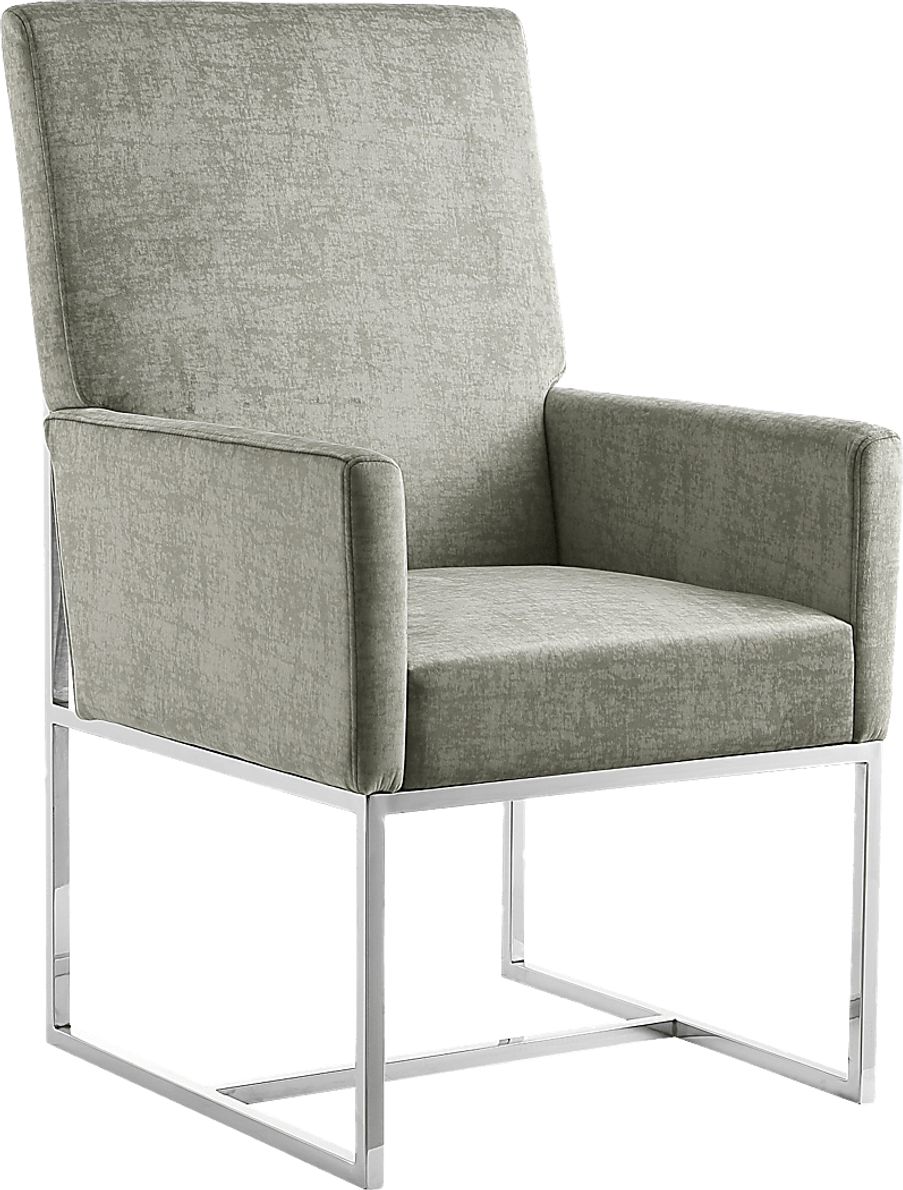 Herrli Steel Gray Arm Chair