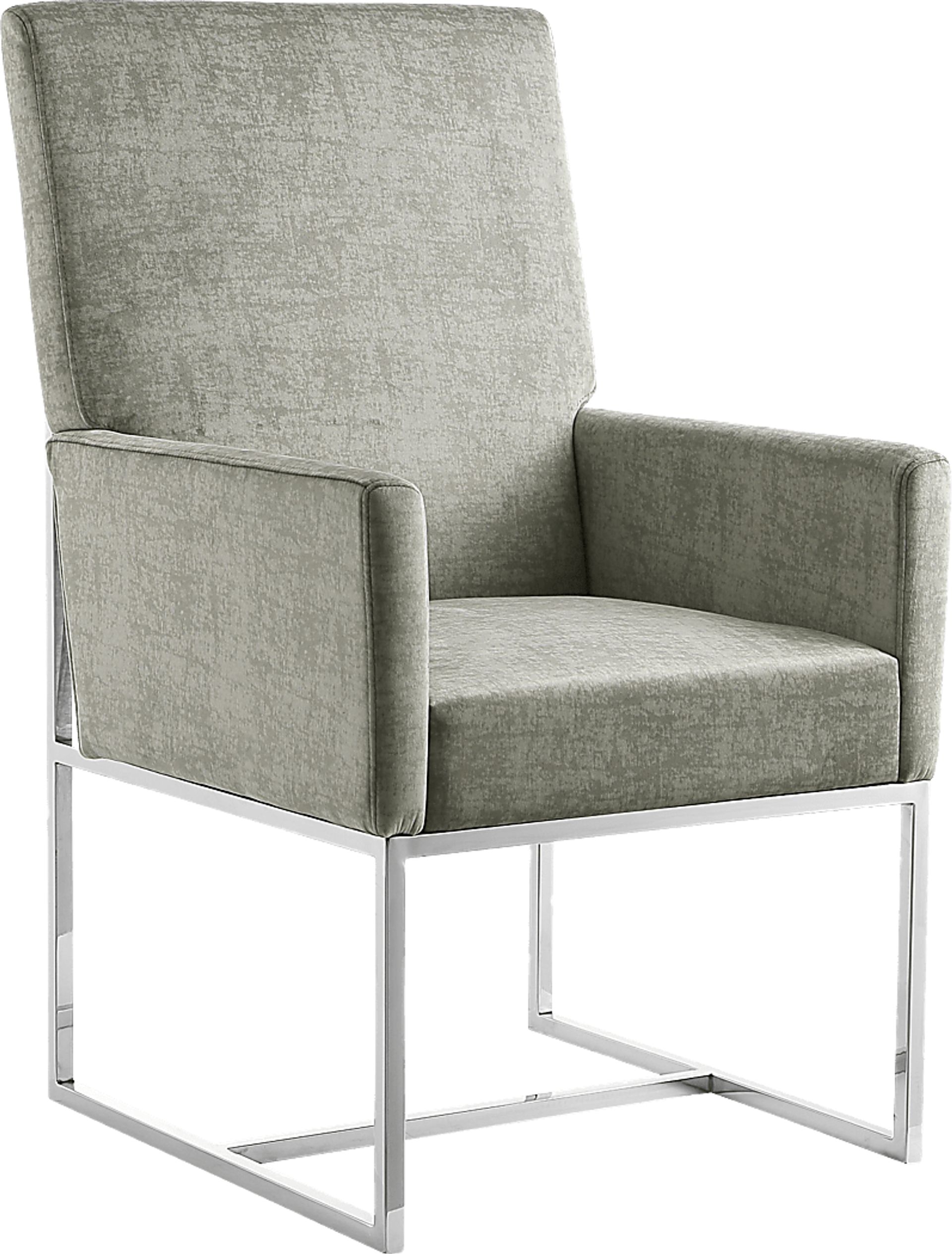 Herrli Steel Gray Arm Chair - Image 1