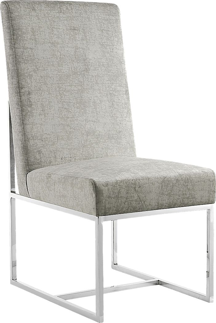 Herrli Steel Gray Side Chair