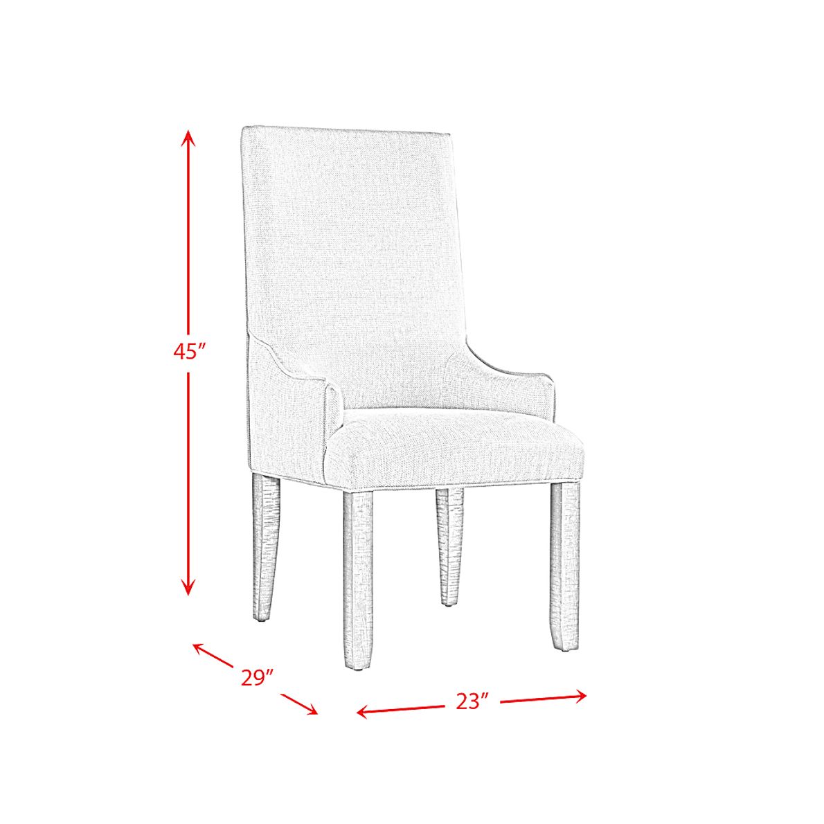 Herterton Taupe Arm Chair Set