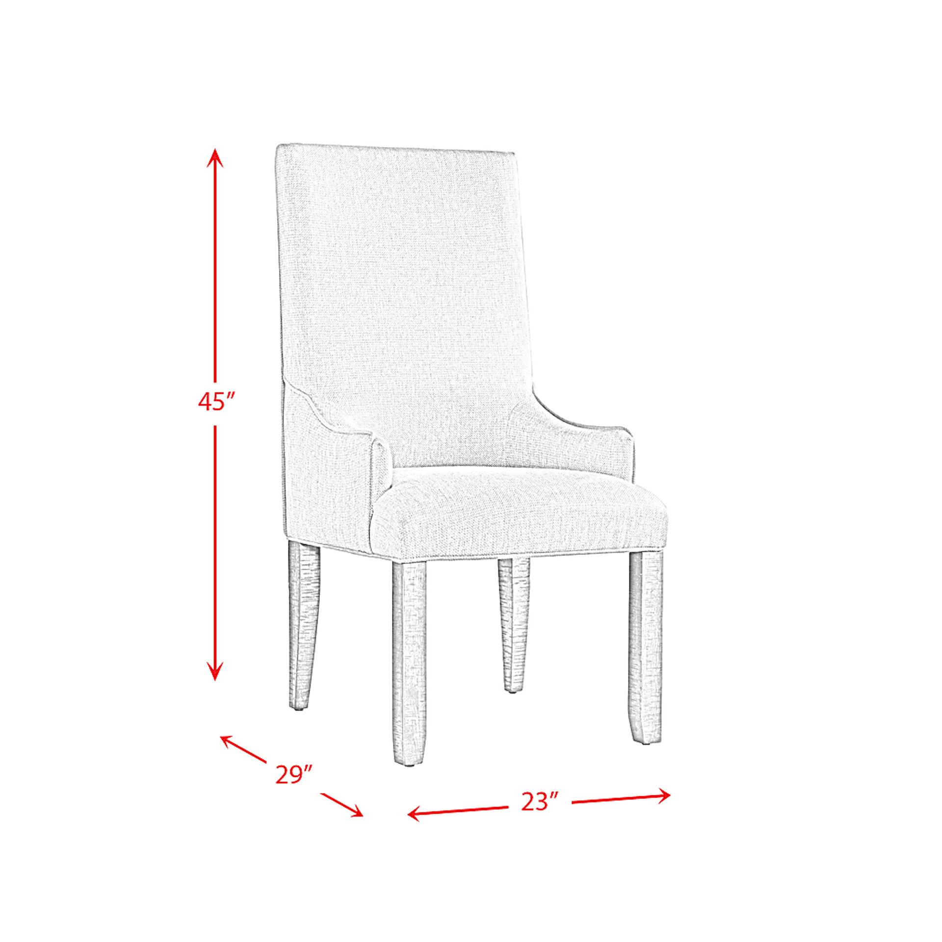 Herterton Taupe Arm Chair, Set of 2 - Image 13