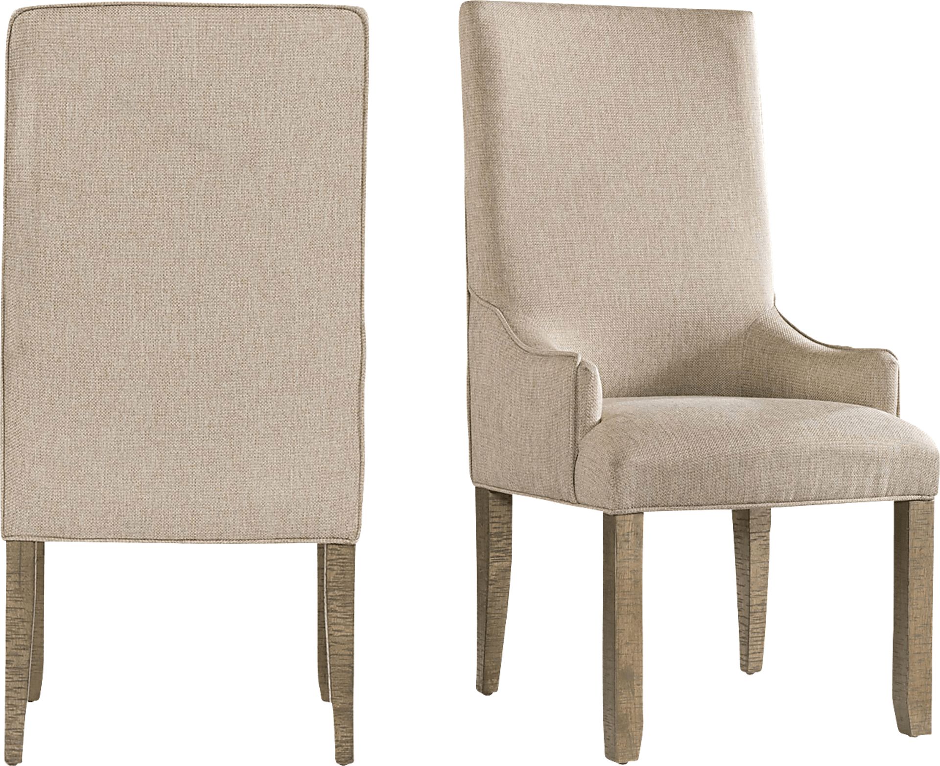 Herterton Taupe Arm Chair, Set of 2 - Image 1