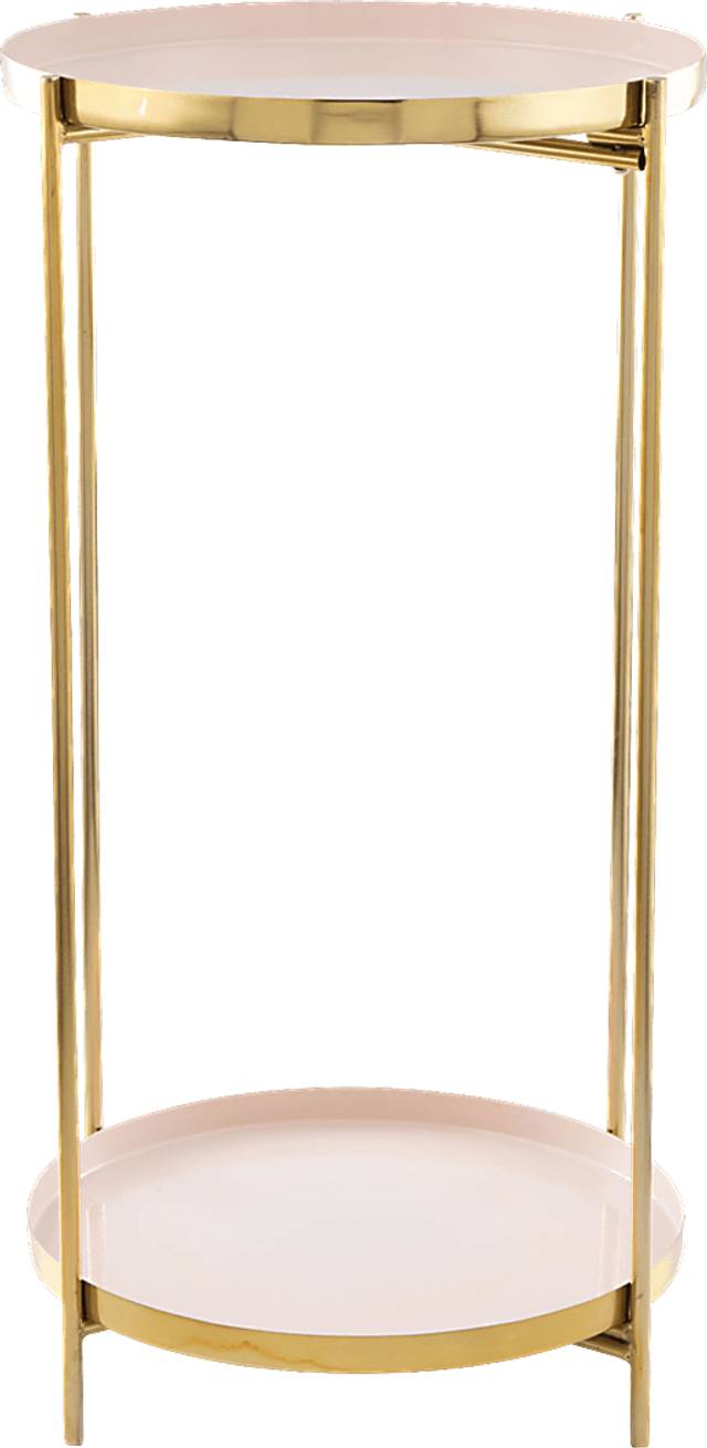 Hertha Pink Accent Table - Thumbnail - Image 3