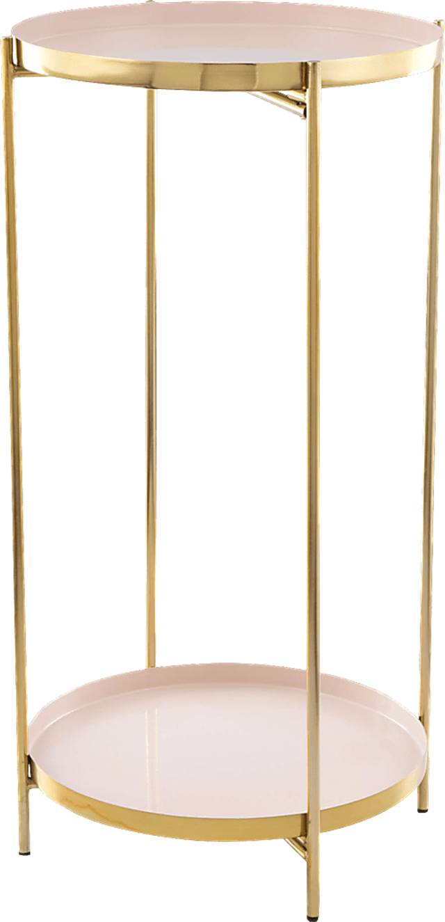 Hertha Pink Accent Table - Thumbnail - Image 1