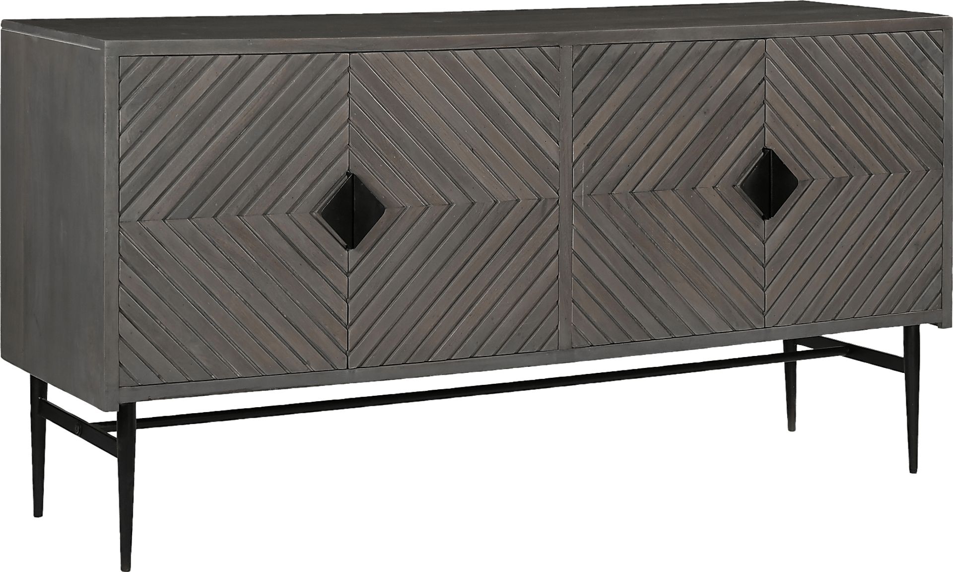 Herty Gray Credenza - Image 1