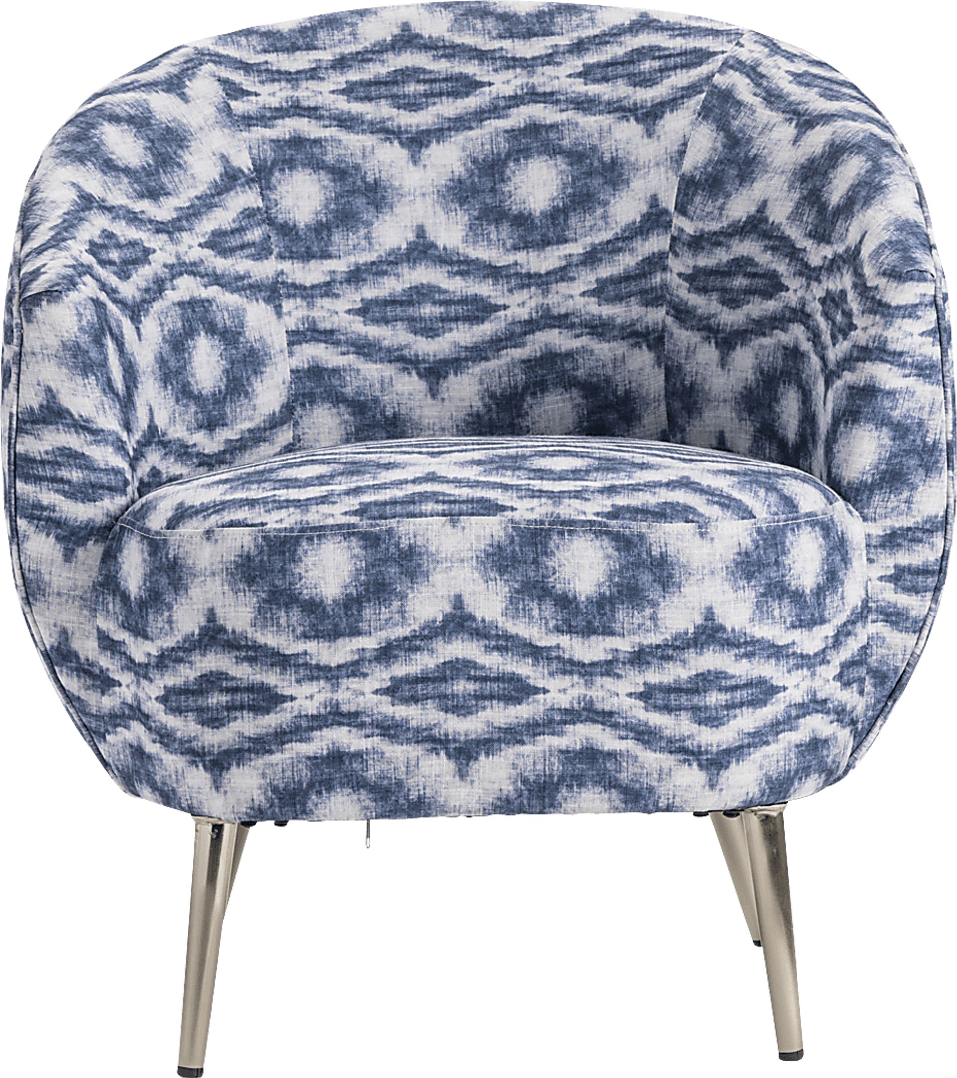 Hervay Blue Accent Chair - Image 2