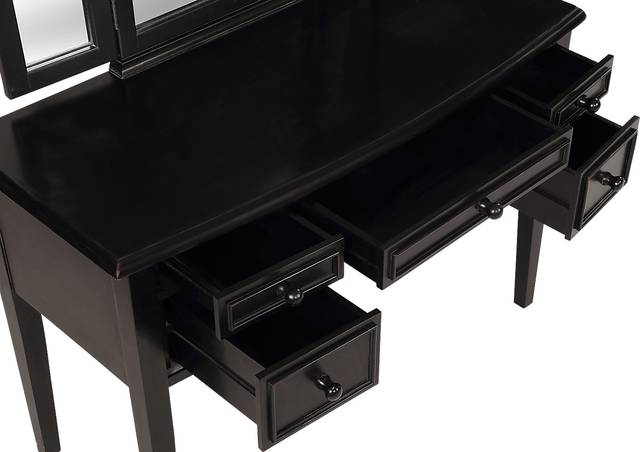 Hervel Black Vanity Set - Thumbnail - Image 6
