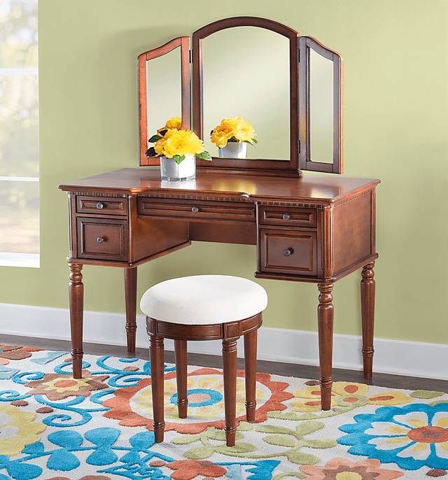Hervel Cherry Vanity Set - Thumbnail - Image 2