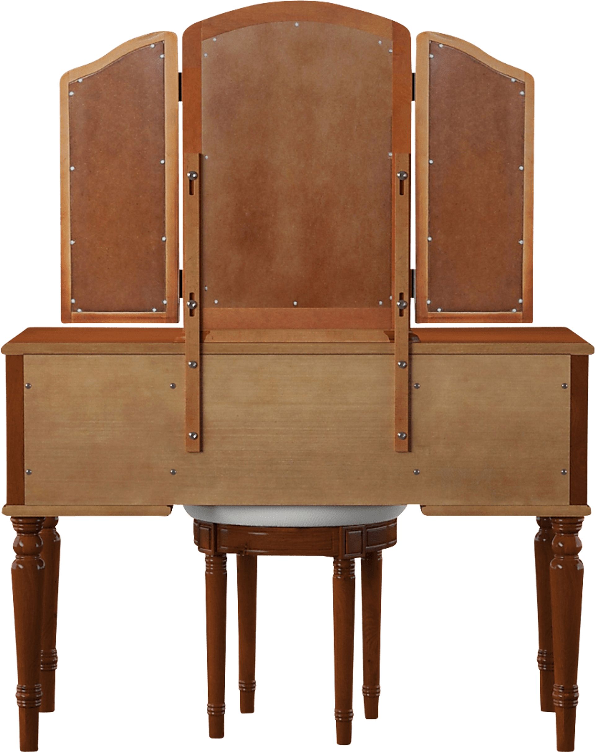 Hervel Cherry Vanity Set - Image 5