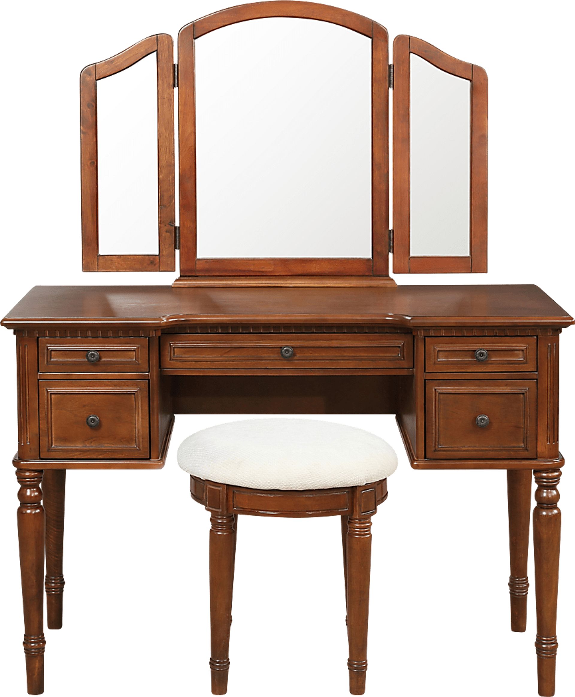 Hervel Cherry Vanity Set - Image 9