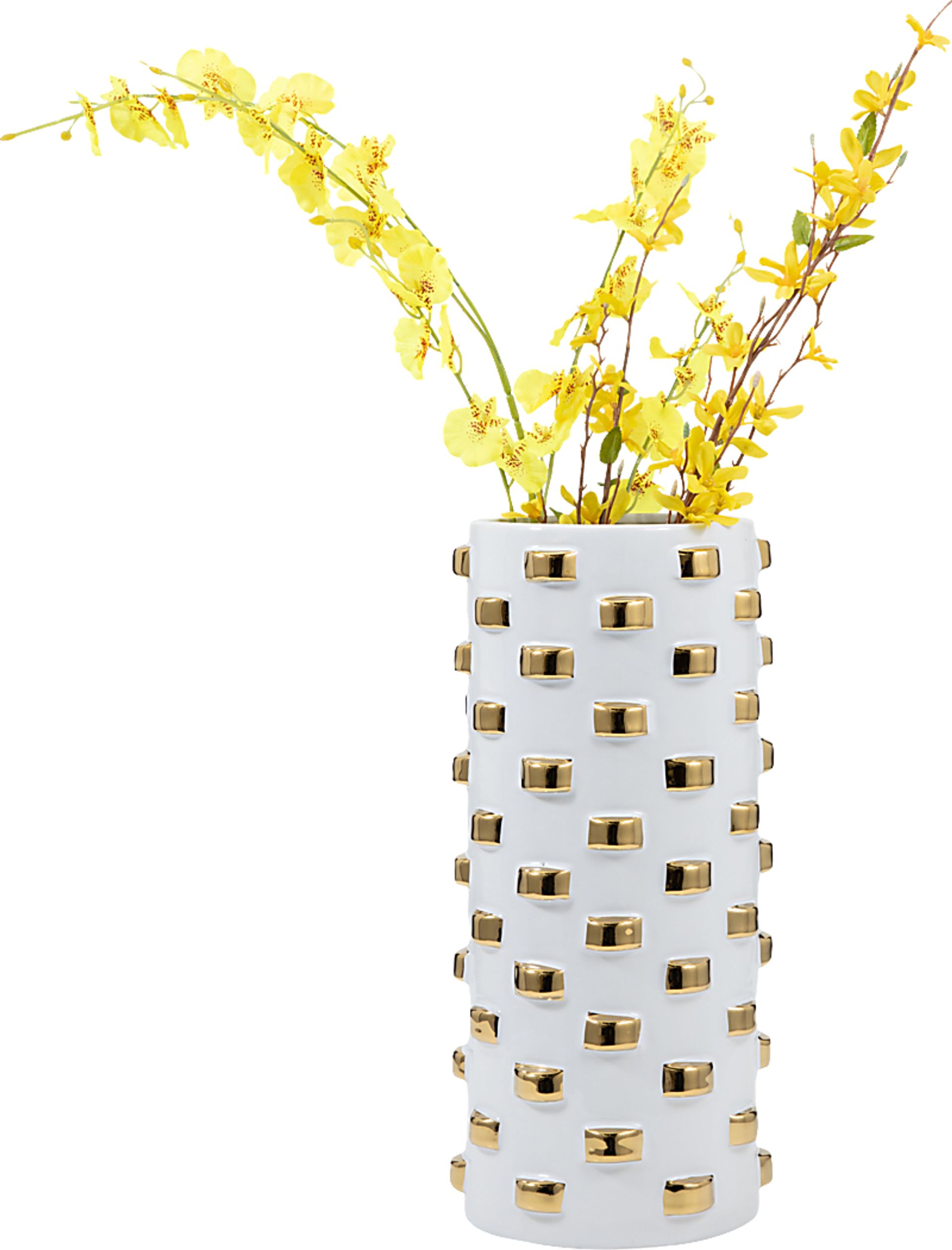 Hesperia White 11 in. Vase - Image 2