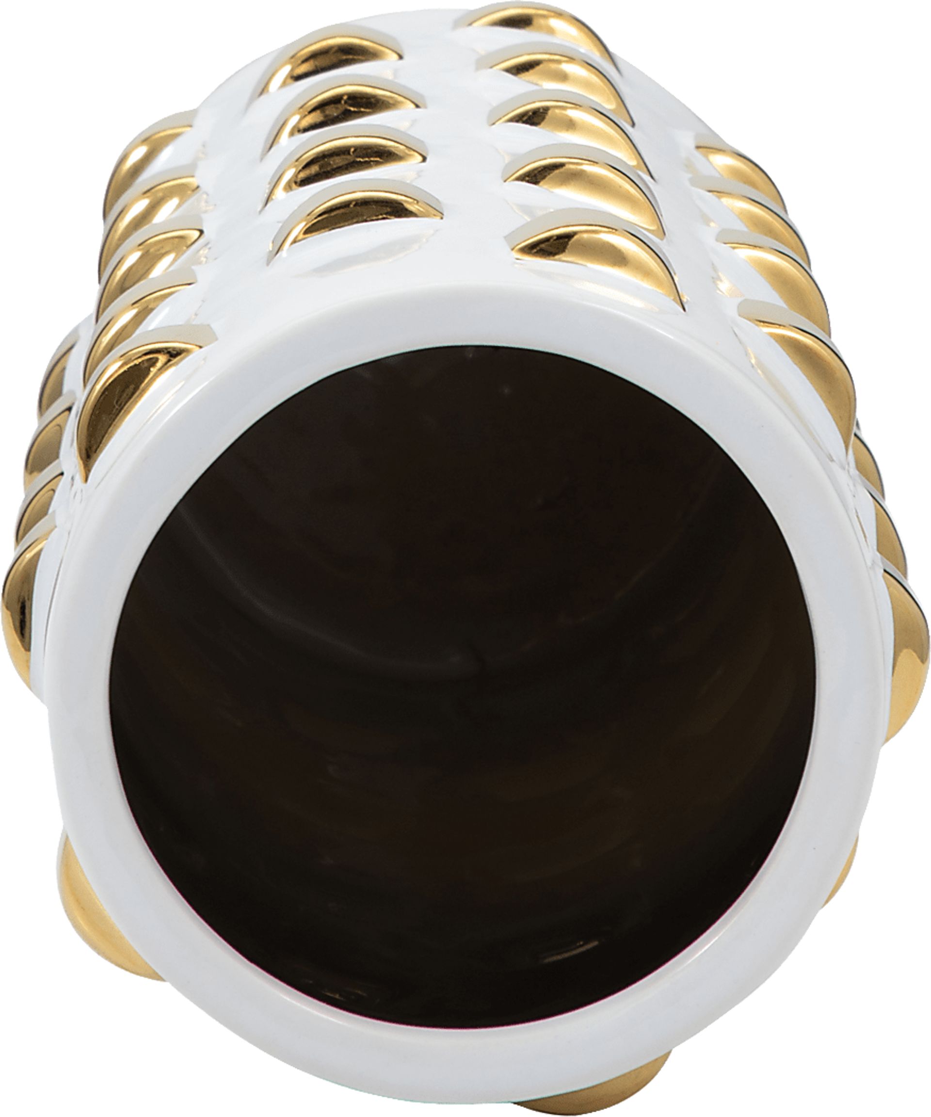 Hesperia White 11 in. Vase - Image 6