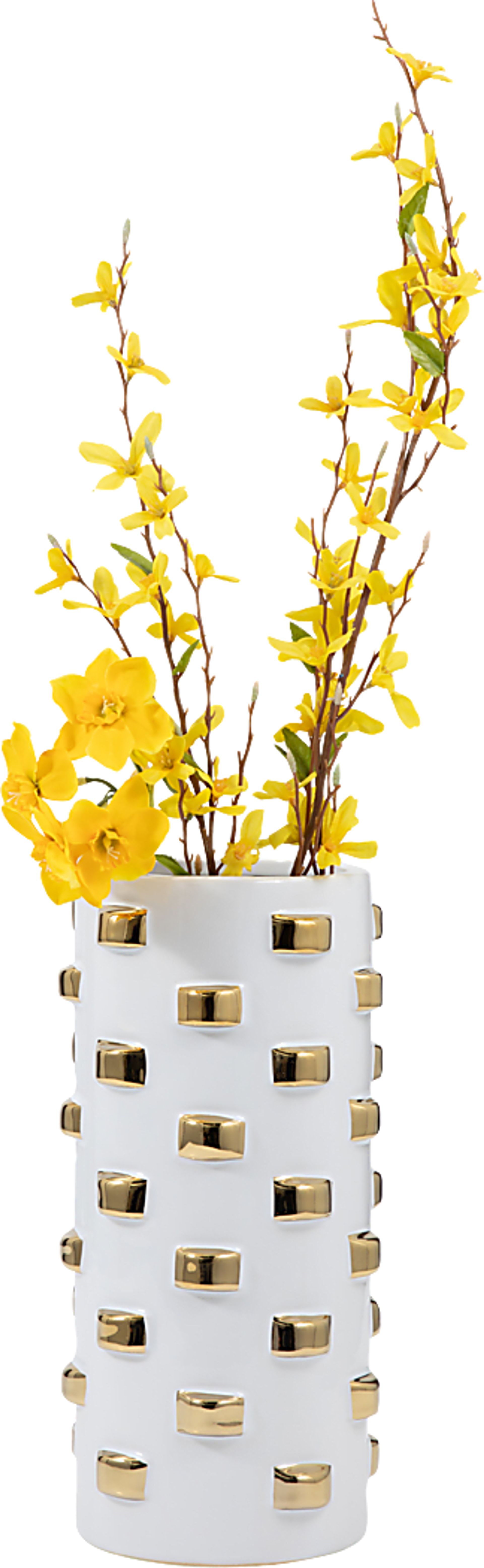 Hesperia White 15 in. Vase - Image 2