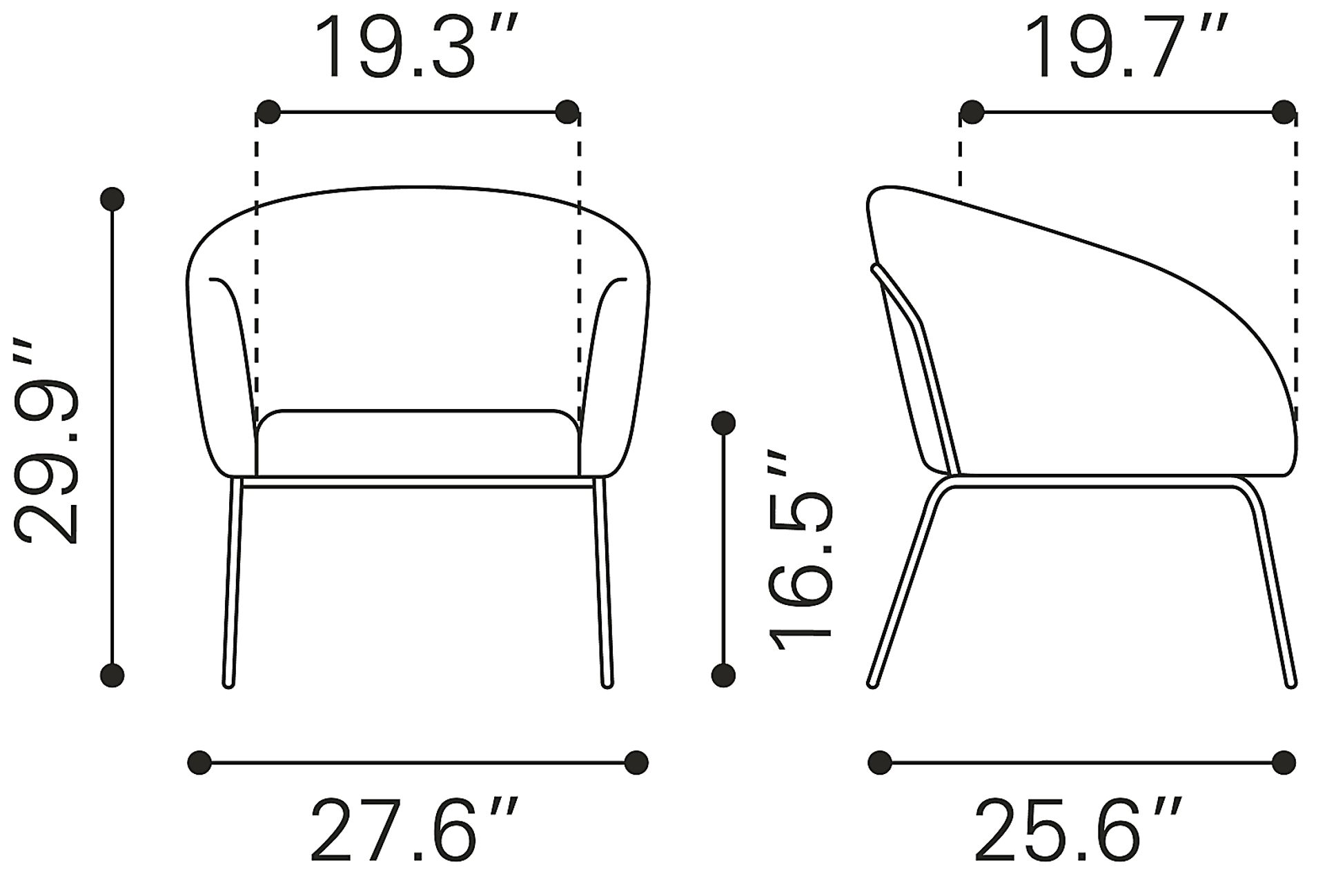 Hesterburg Gray Accent Chair - Image 9