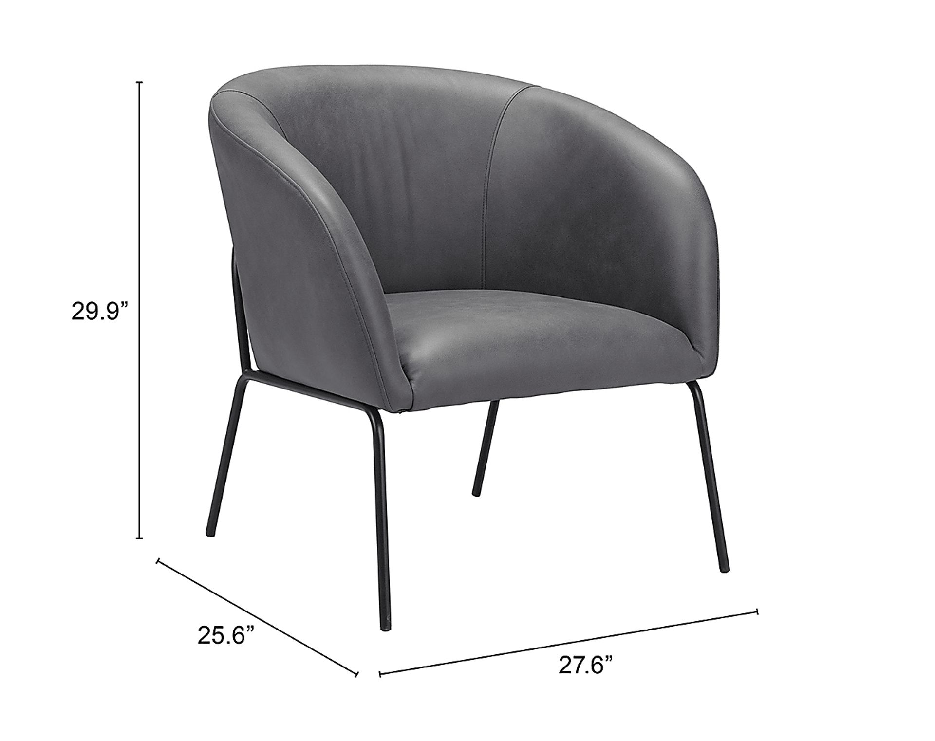 Hesterburg Gray Accent Chair - Image 8